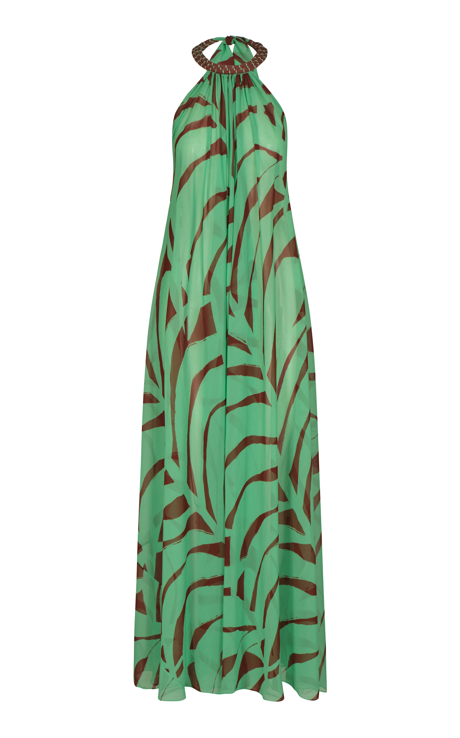 Shop Johanna Ortiz Tactile Winds Printed Maxi Dress