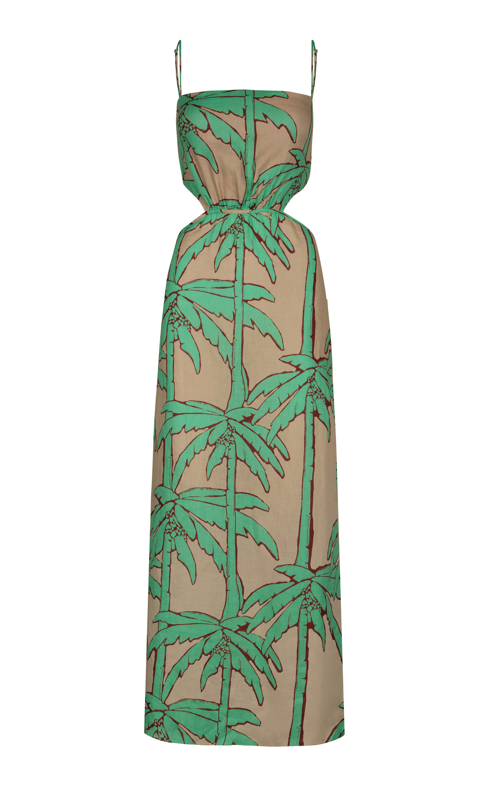 Johanna Ortiz Beach Harmony Dress In Salty Pants Mint In Print