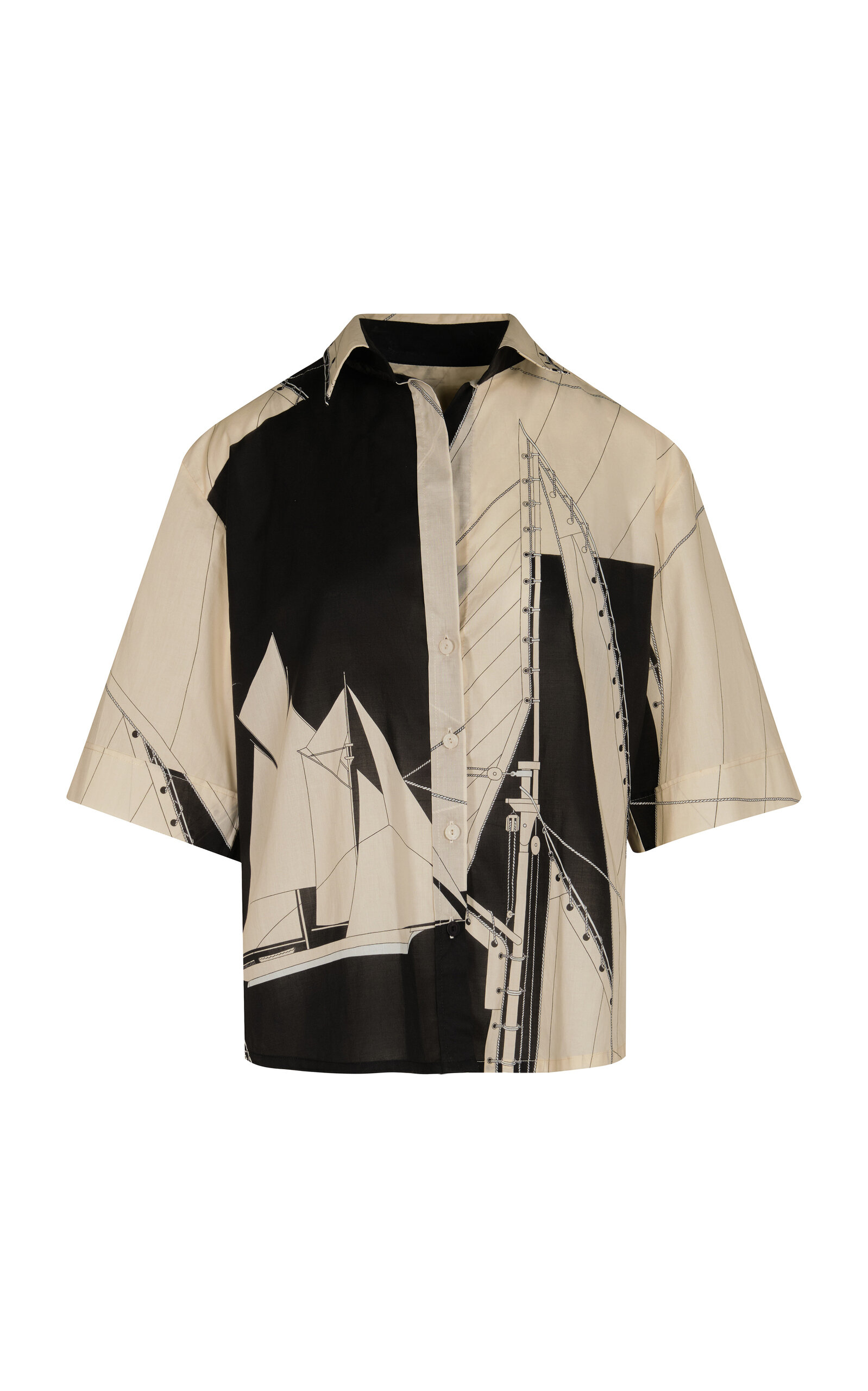 Johanna Ortiz Salty Promises Printed Cotton Shirt - Print