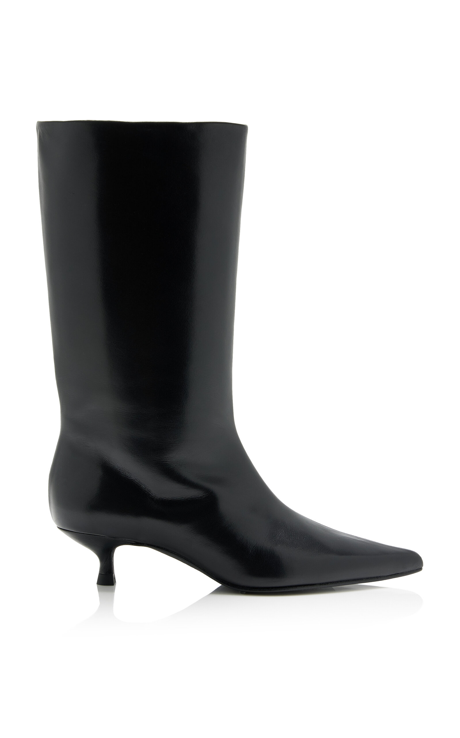 Flattered Nour Leather Boots - Black
