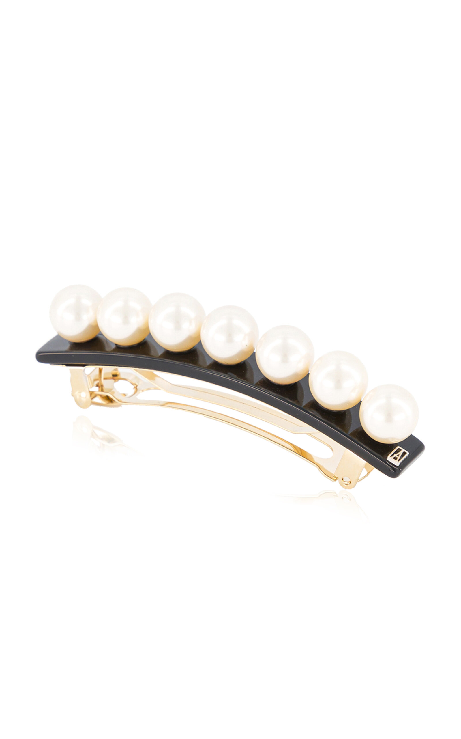 Faux Pearl Barette