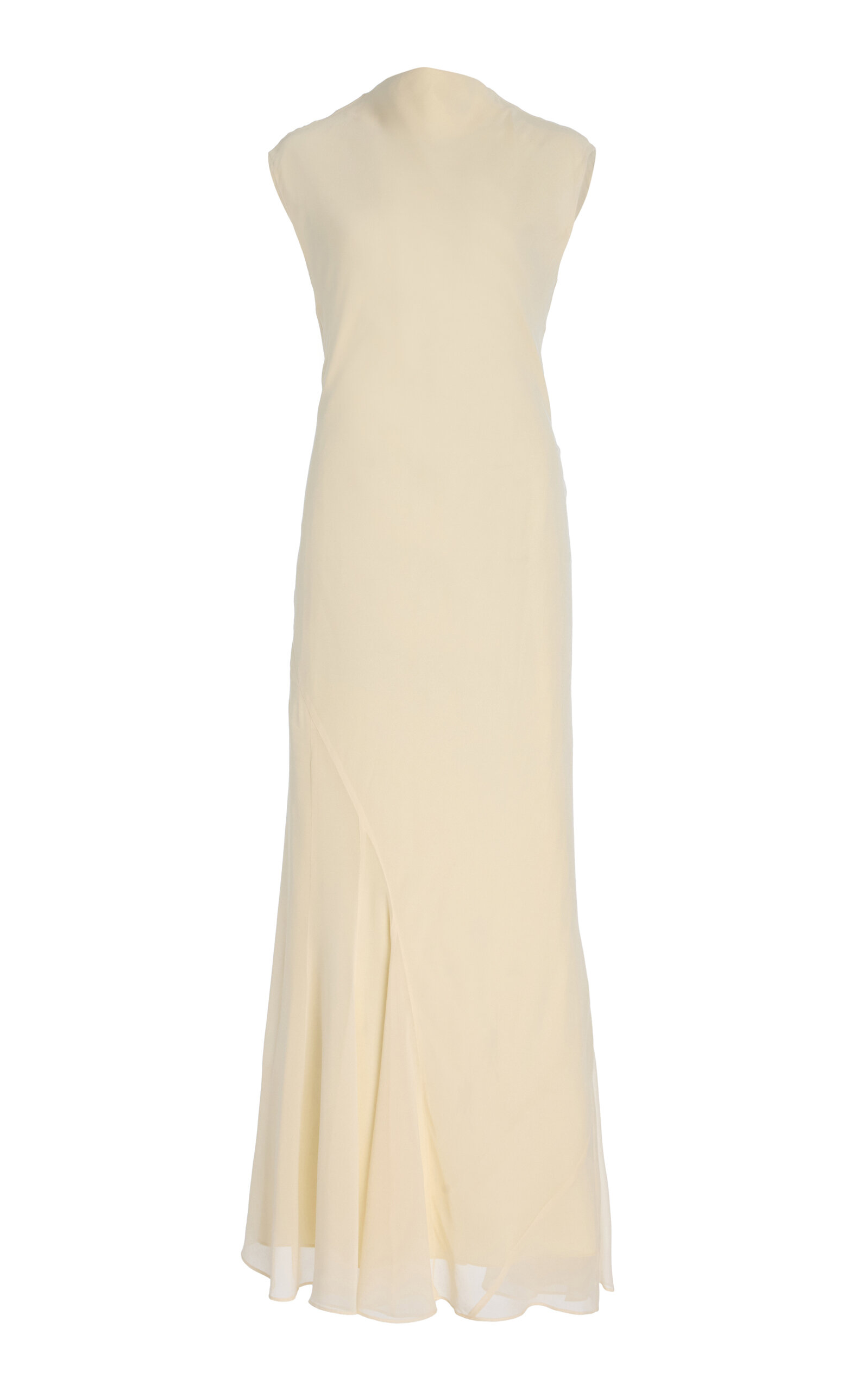 Tove Erin Silk-Chiffon Maxi Dress - White - Women's Clothing