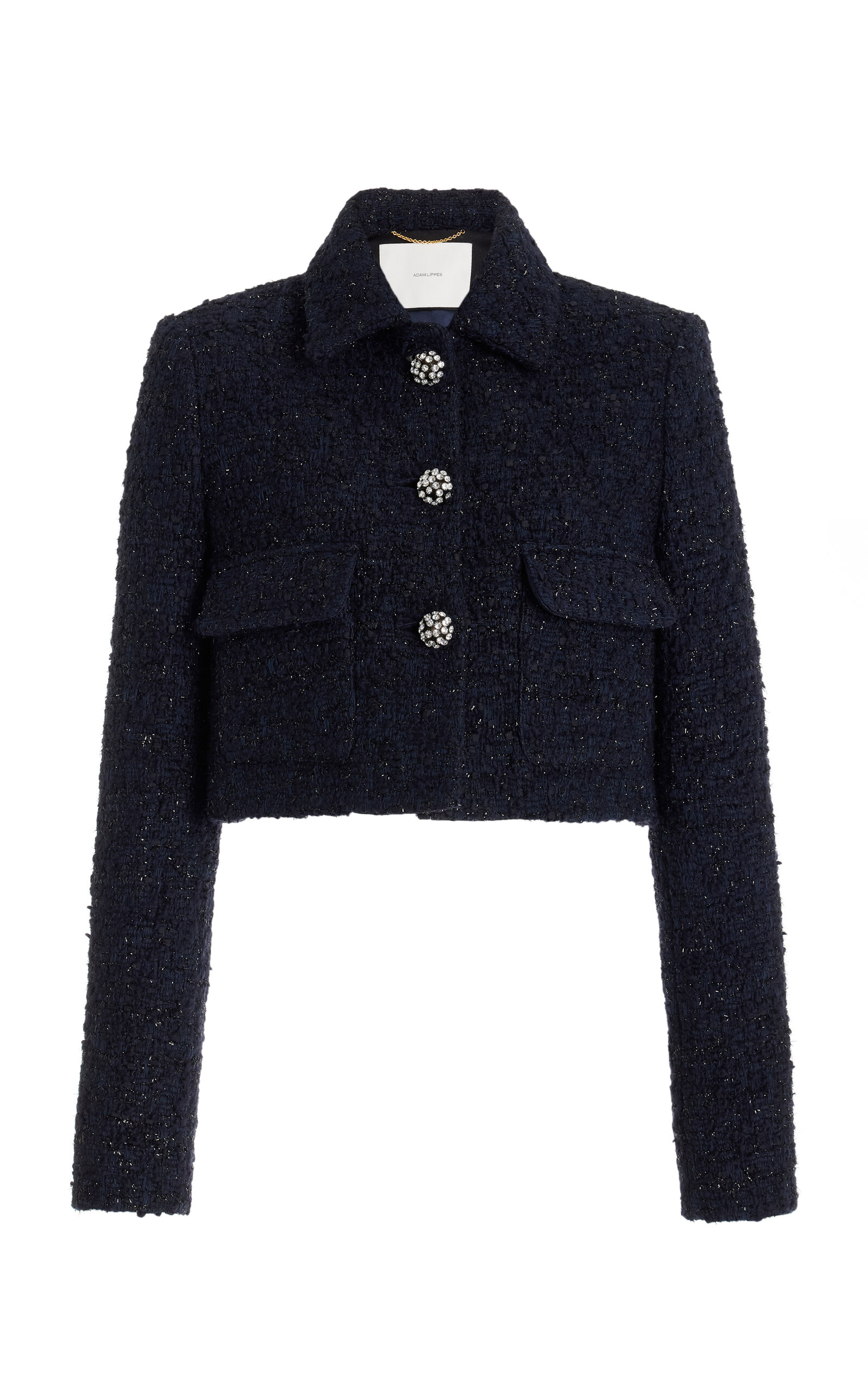 Adam Lippes Tweed Jacket - Navy