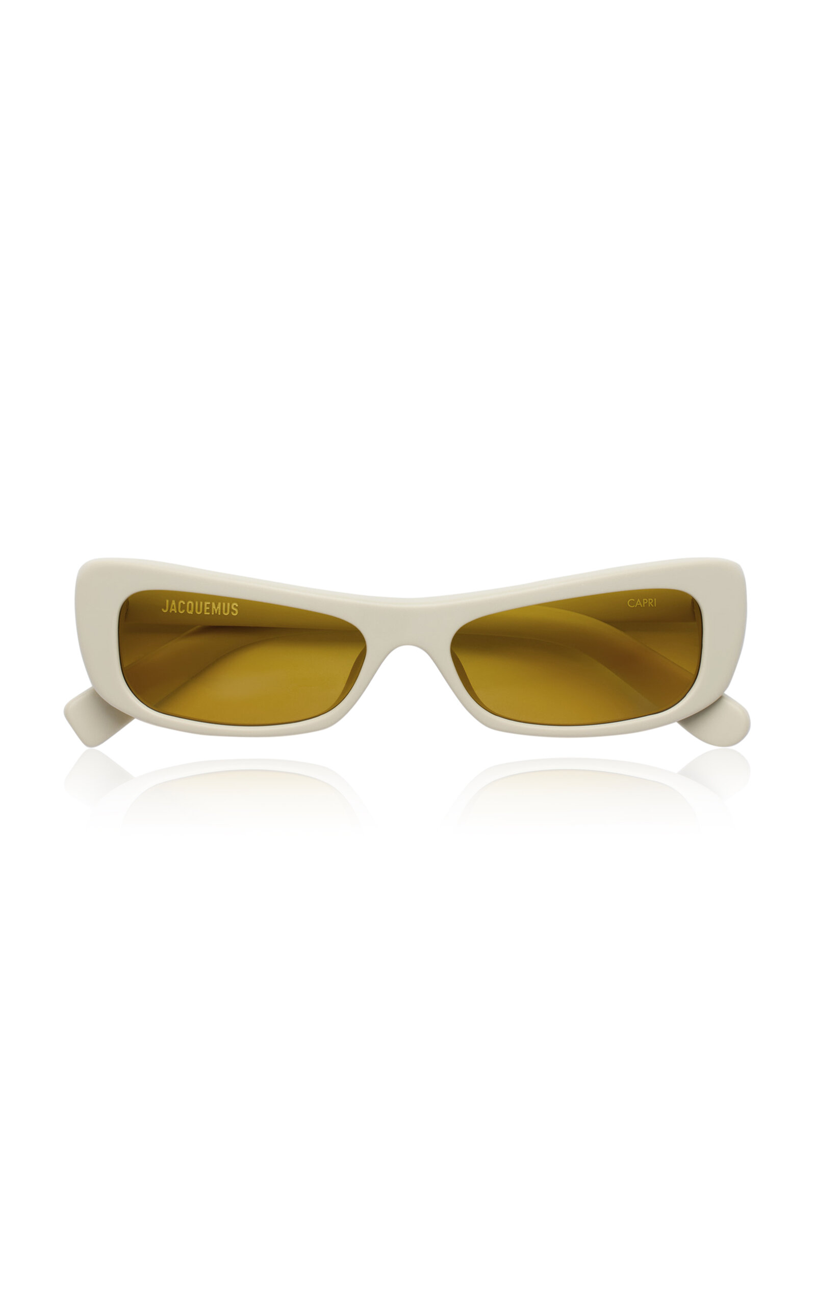 Jacquemus Capri Sunglasses - Yellow - OS - Women's Clothing
