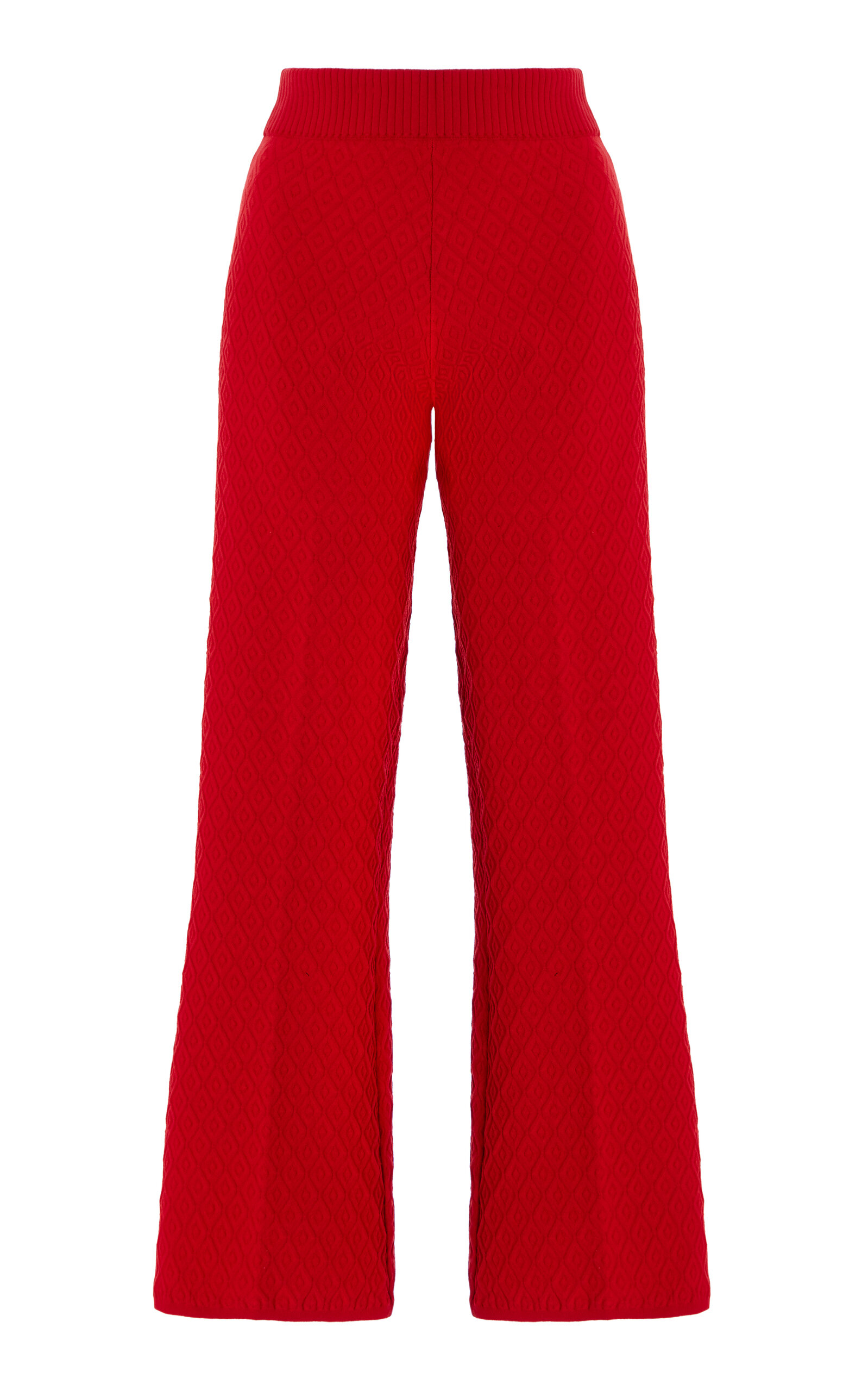 High Sport Exclusive Harry Cotton-Blend Knit Cropped Wide-Leg Pants