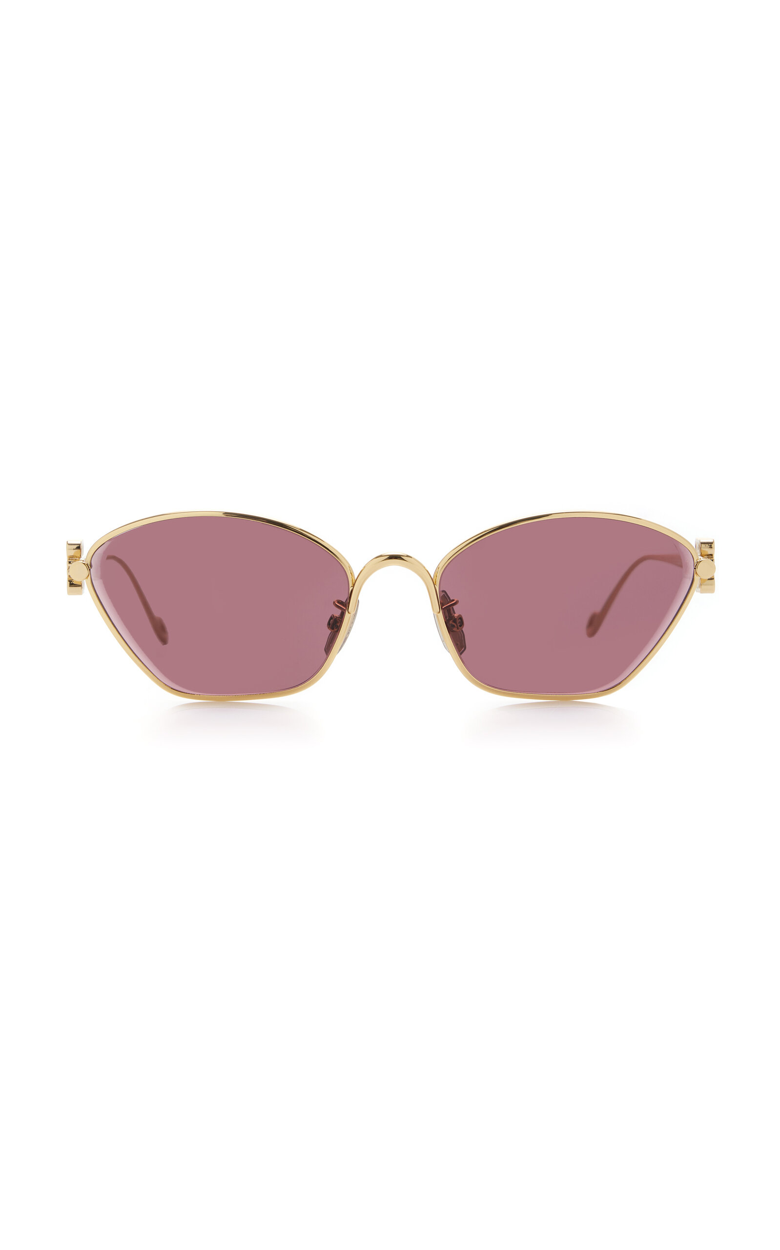 Loewe Anagram Metal D-Frame Sunglasses