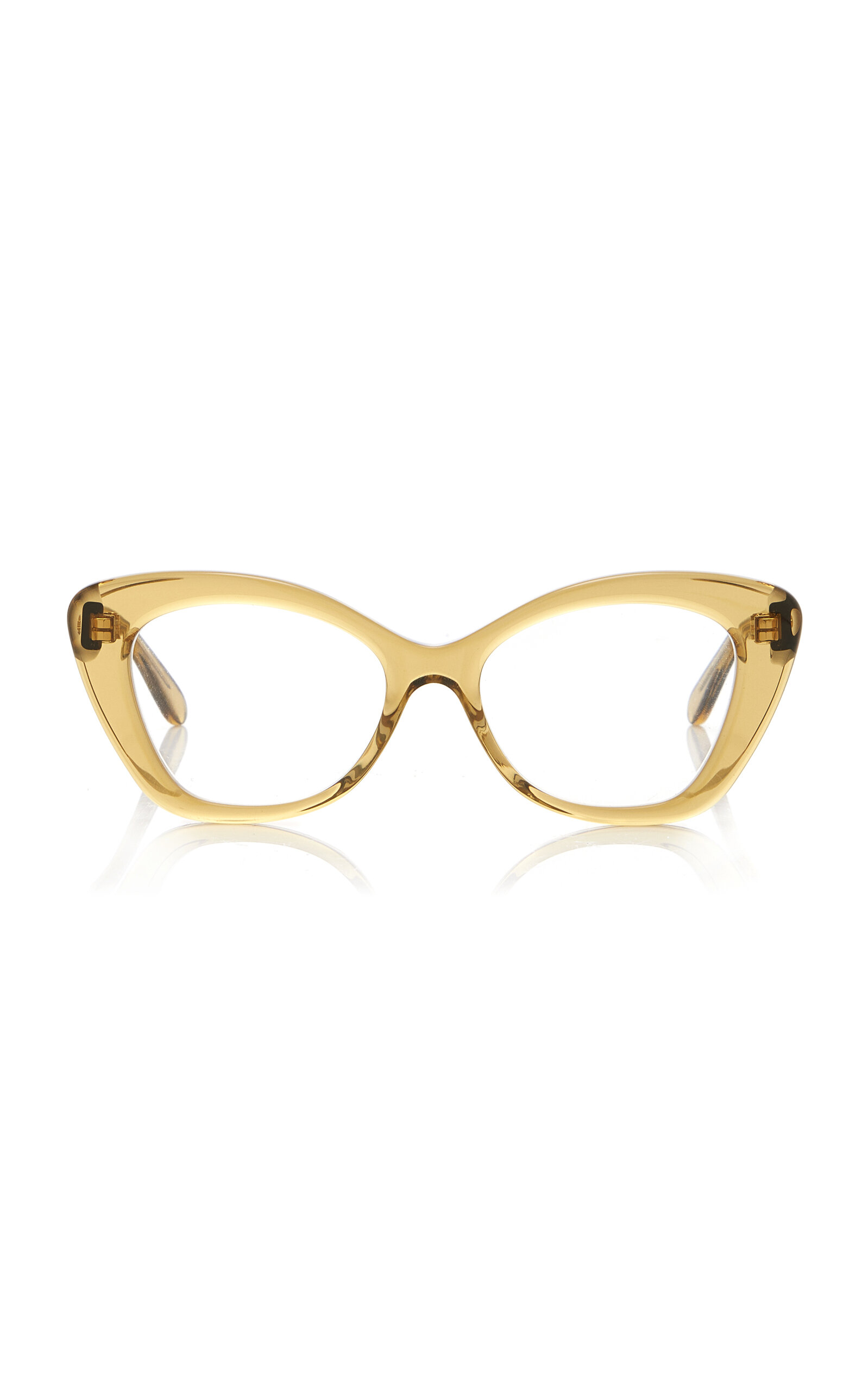 Loewe Curvy Cat-eye Acetate Glasses In Green