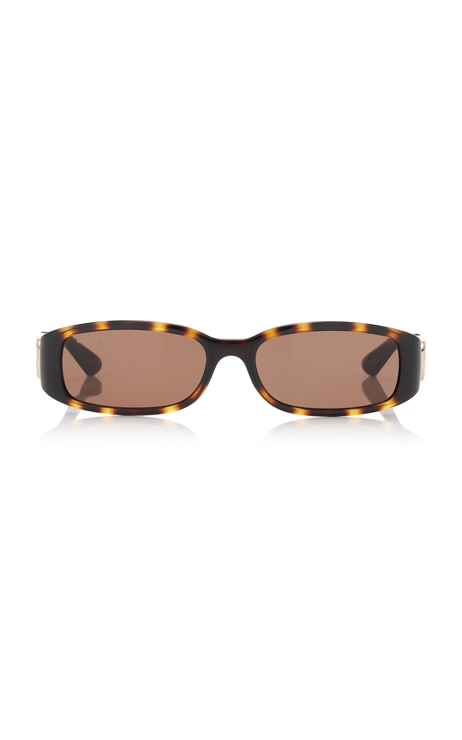 Gucci Hailey Square-frame Acetate Sunglasses In Brown