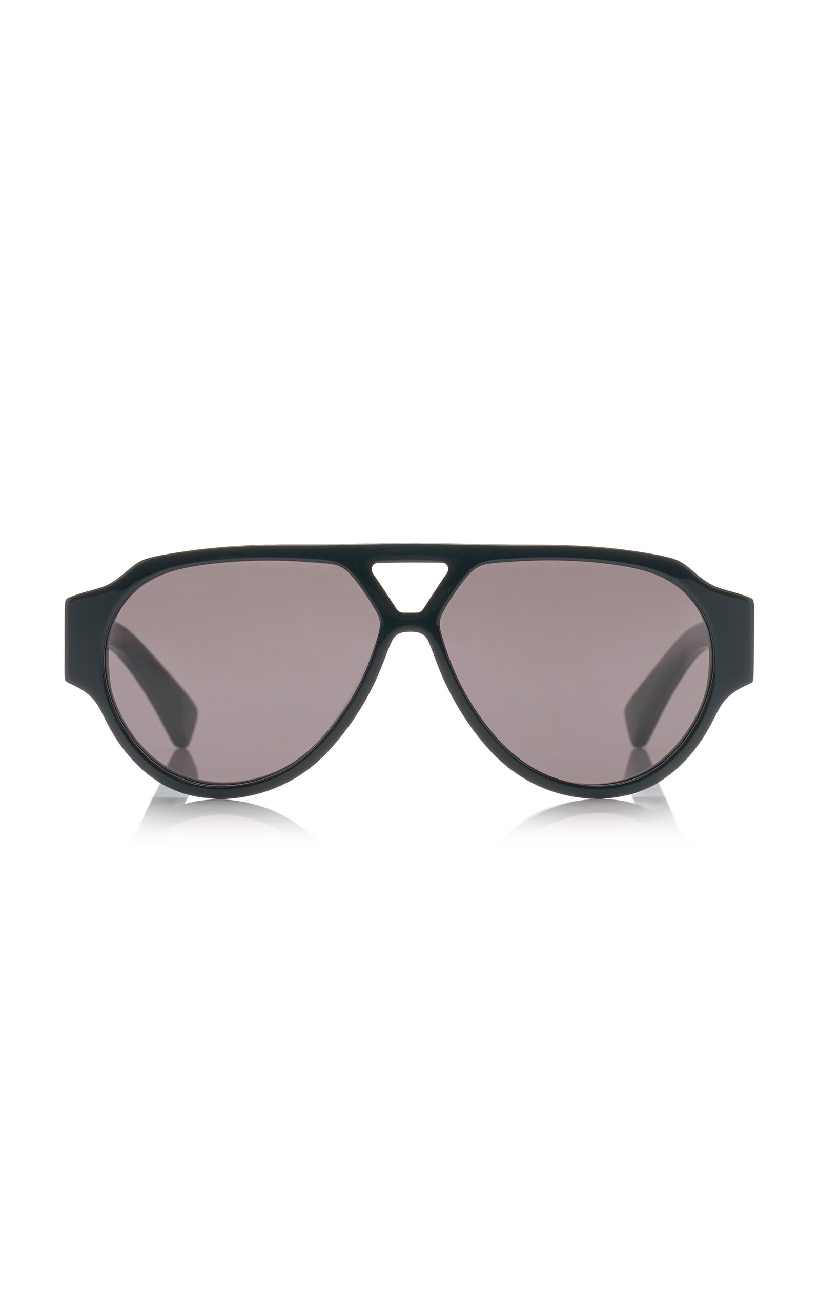Bottega Veneta Aviator-frame Acetate Sunglasses In Black