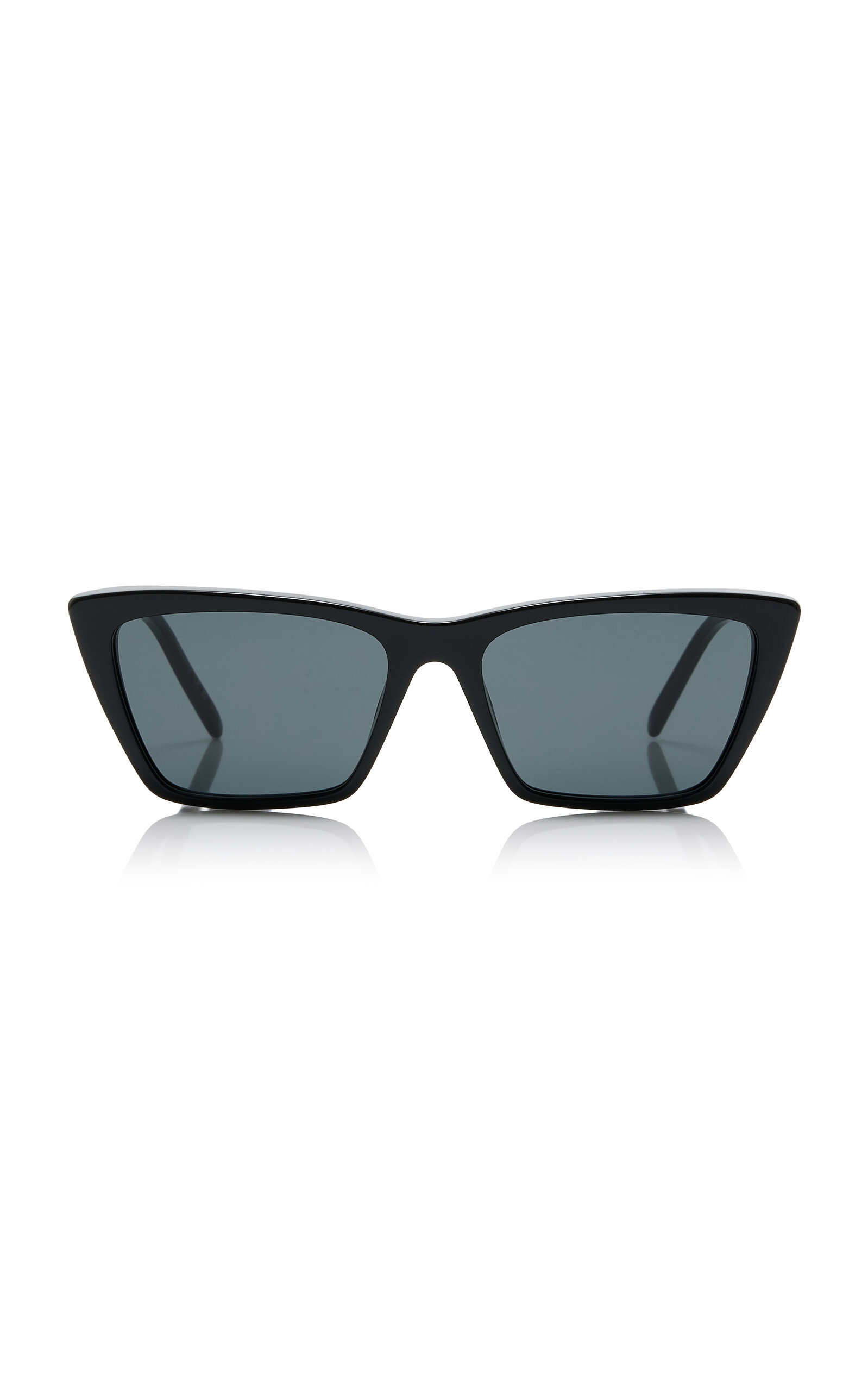 Saint Laurent Mica Thin Cat-Eye Acetate Sunglasses