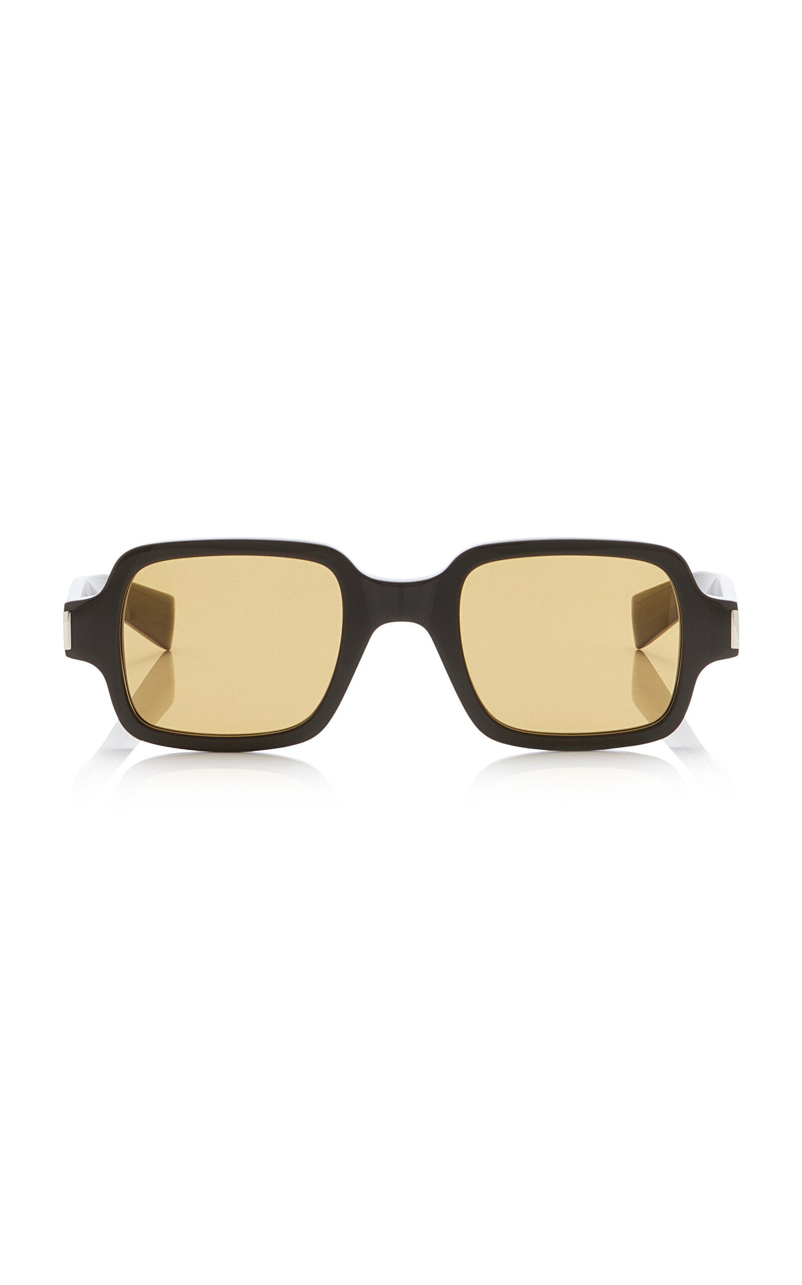 Saint Laurent Square Sunglasses In Brown