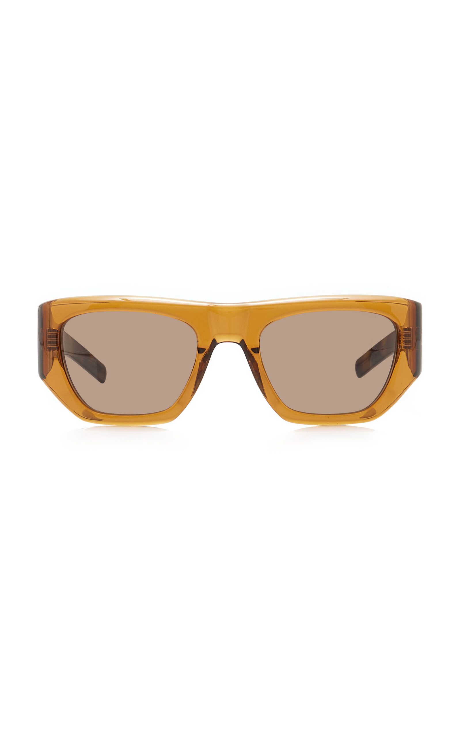 Saint Laurent Acetate Sunglasses In Brown