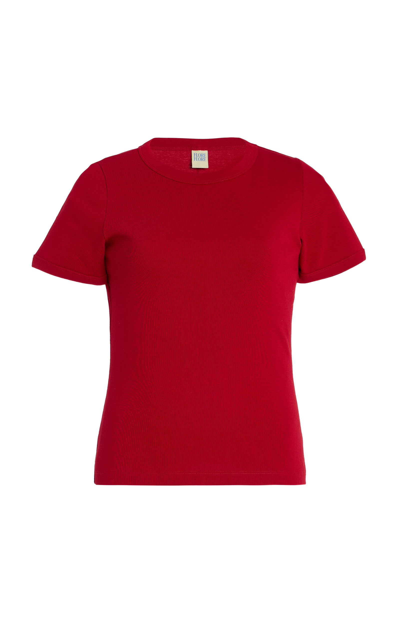 Flore Flore Red Car Baby T-shirt In Red
