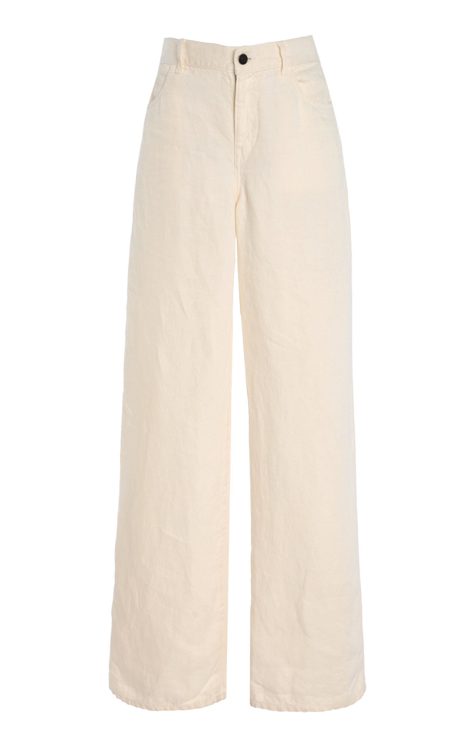 The Row Eglitta High-Rise Wide-leg Jeans - White