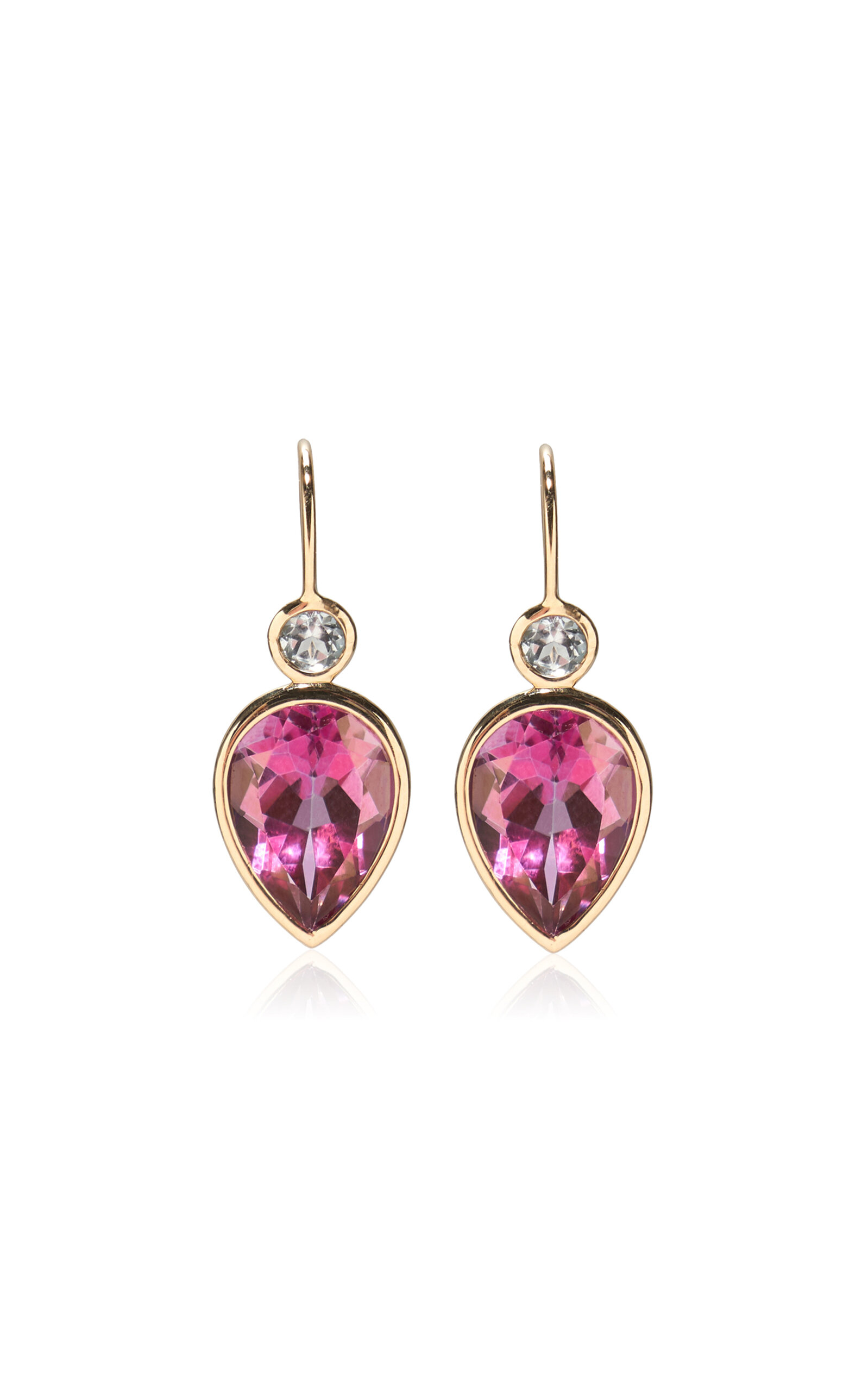 Lizzie Fortunato Hera Pink Topaz Drop Earrings - Pink - OS - Moda Operandi