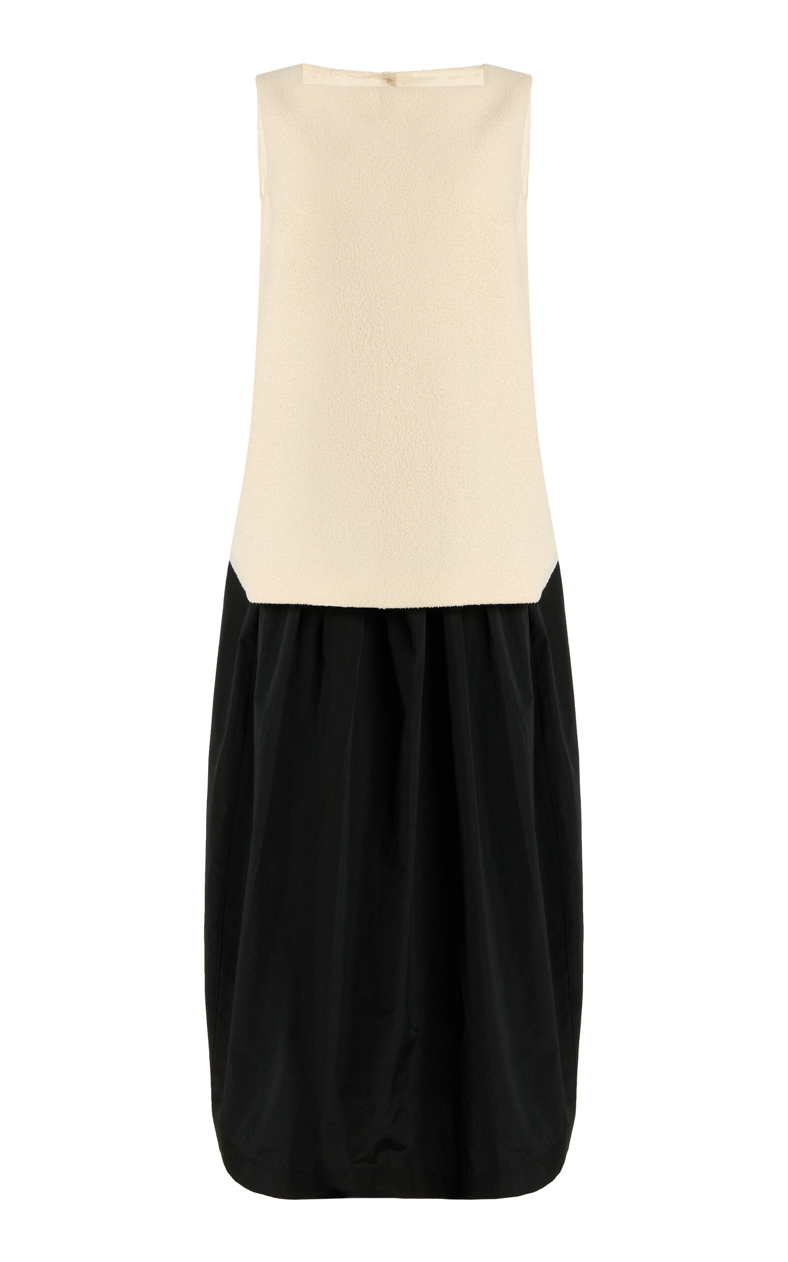 House of Dagmar Open-Back Two-Tone Maxi Dress - Black