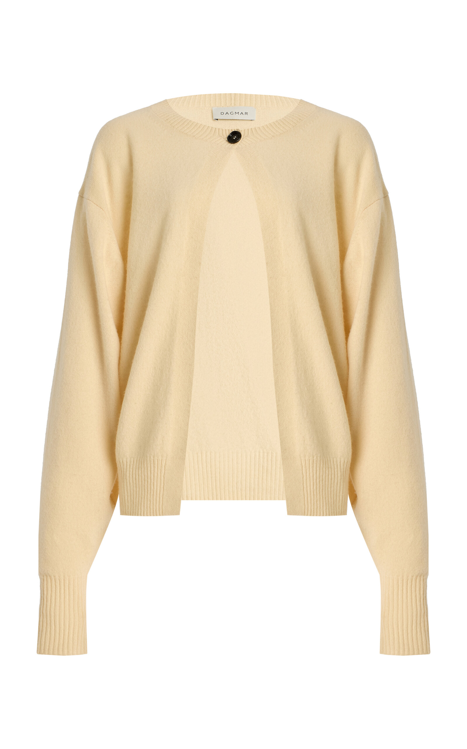 House of Dagmar Wool-Cashmere Cardigan - Yellow