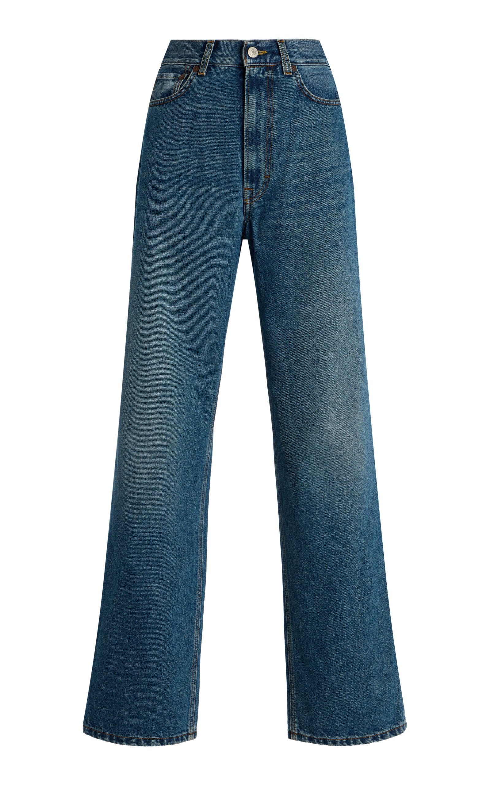 House of Dagmar High-Rise Wide-Leg Jeans