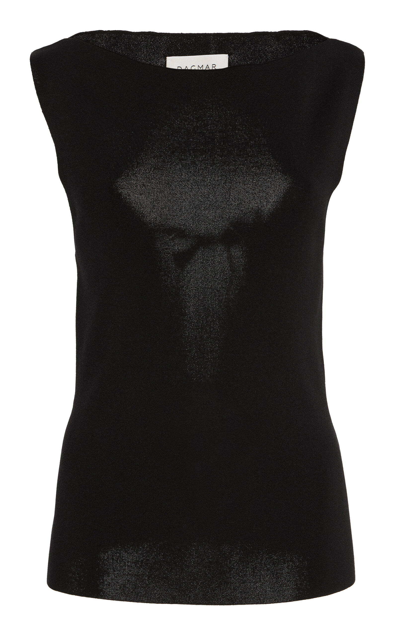 House of Dagmar Exclusive Open-Back Top - Black - XL