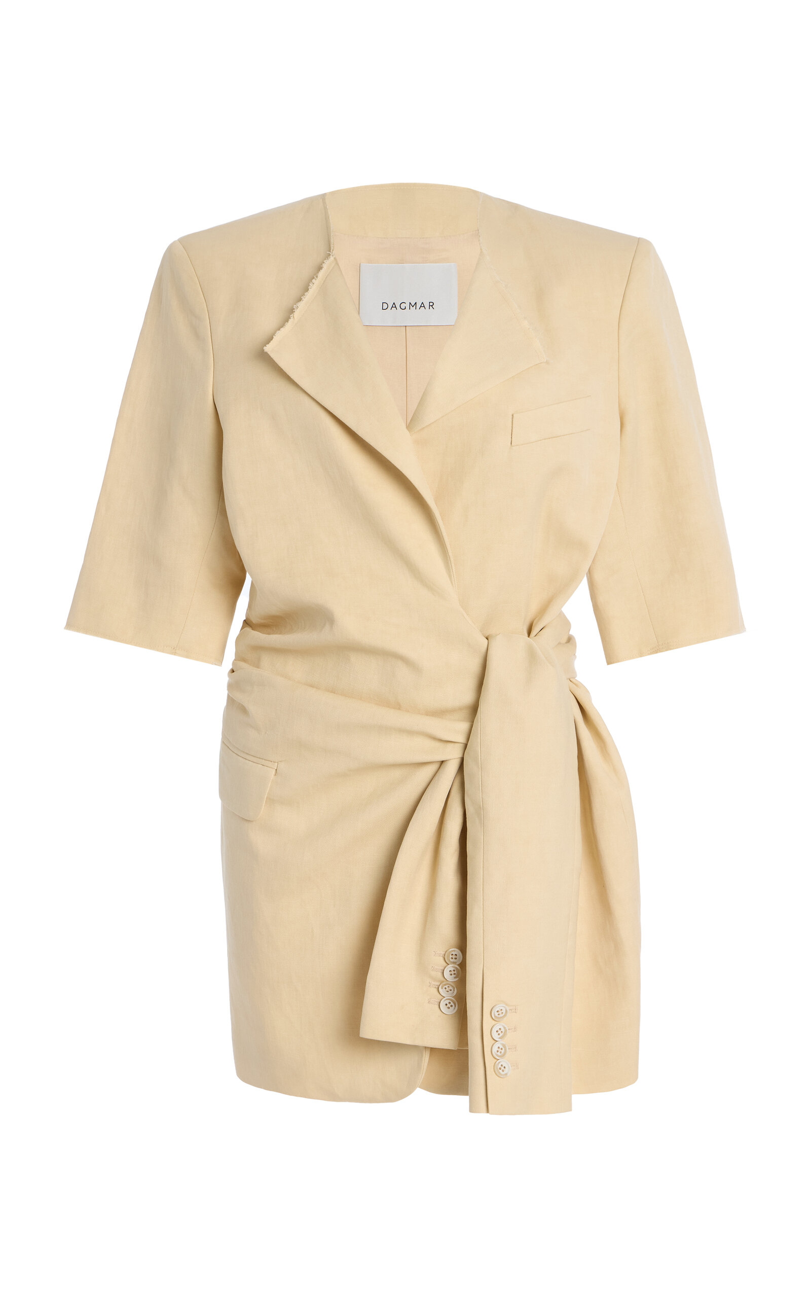 House of Dagmar Deconstructed Blazer - Brown