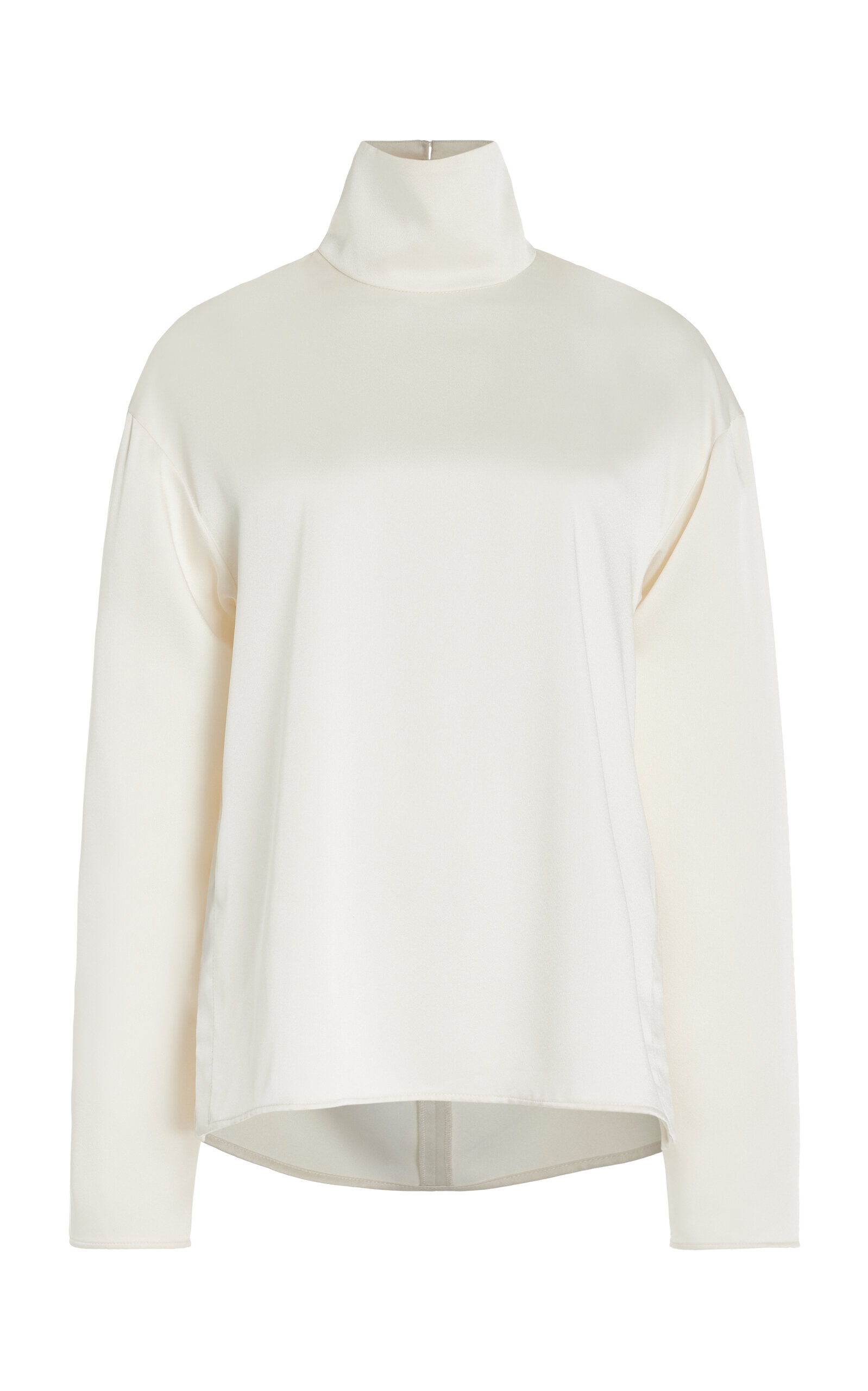 16arlington Olall Satin Top In Ivory