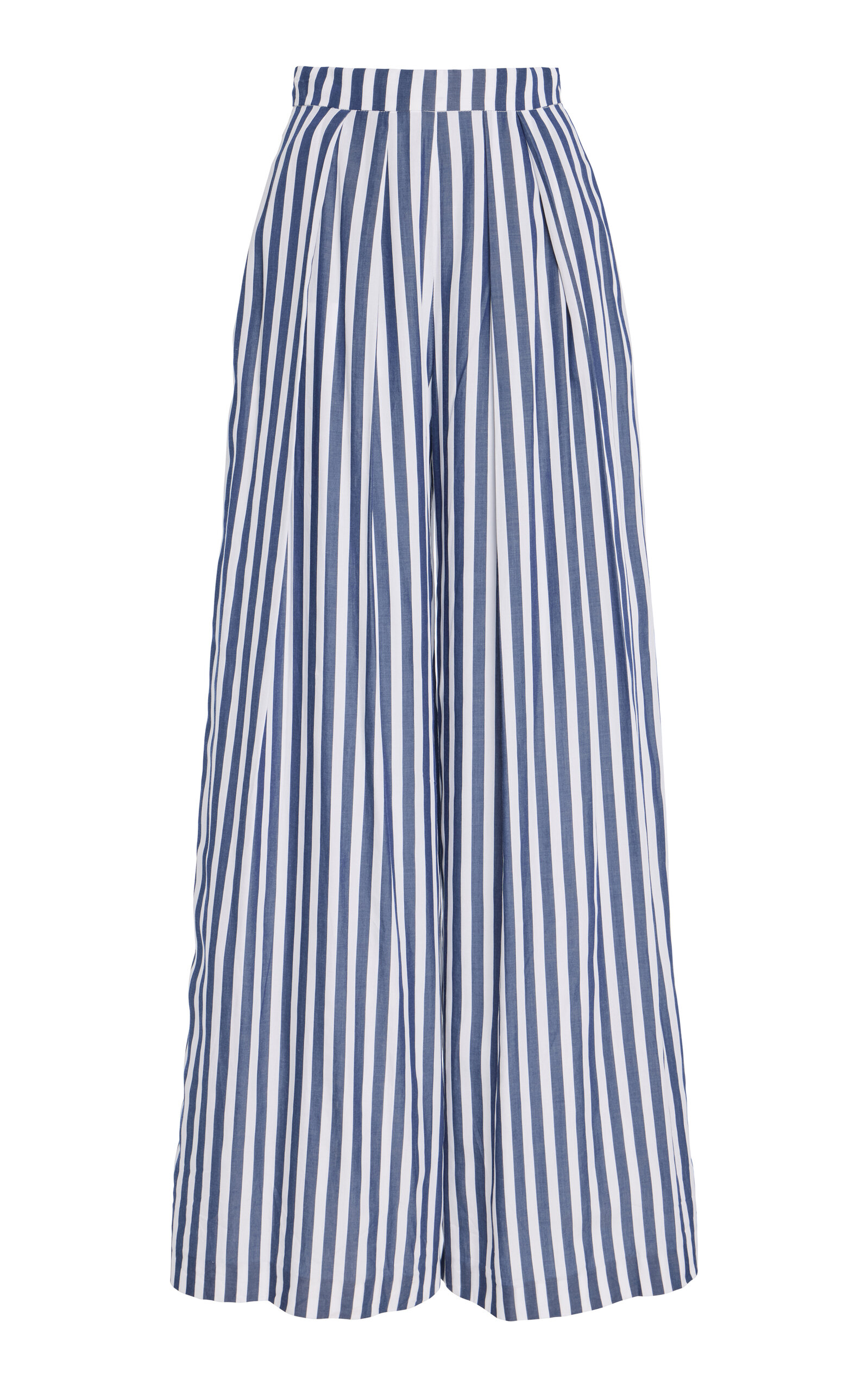 Martin Grant Striped Wide-Leg Pants