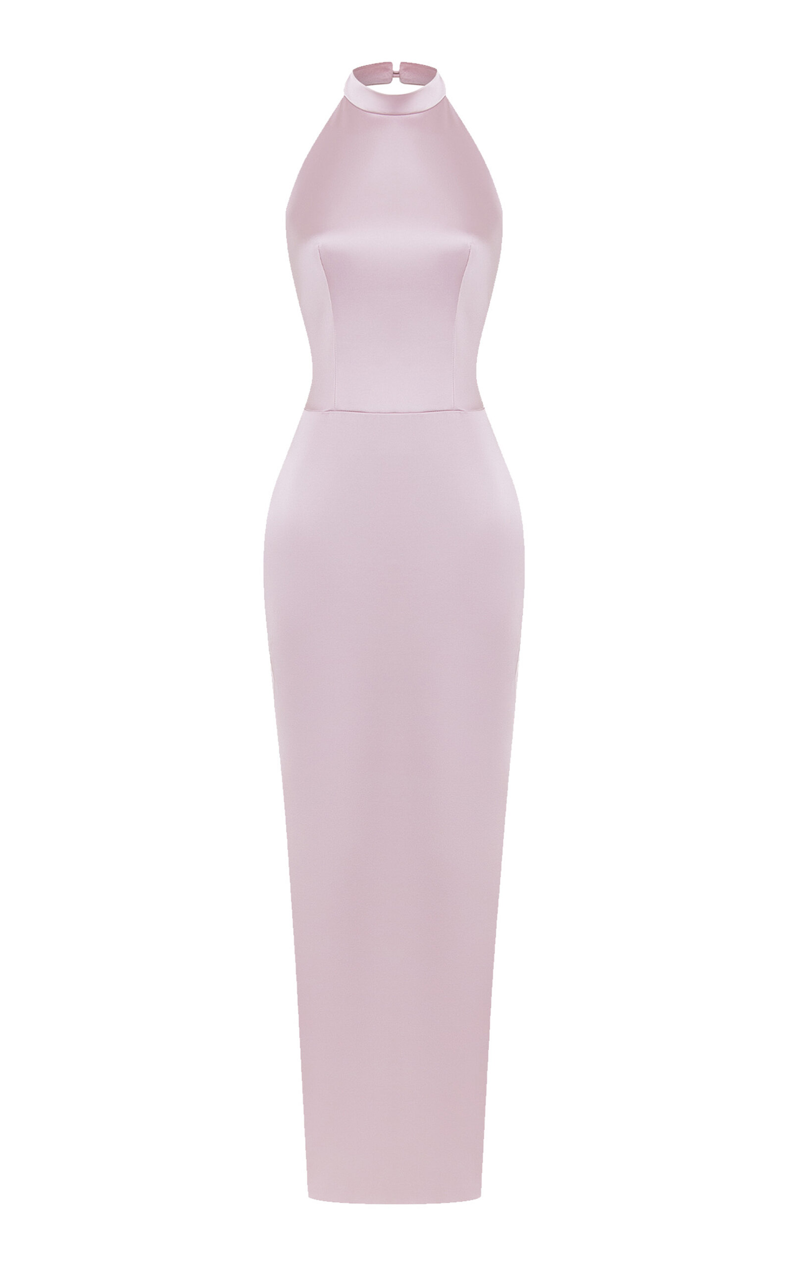 Rasario Satin Maxi Dress - Light Pink