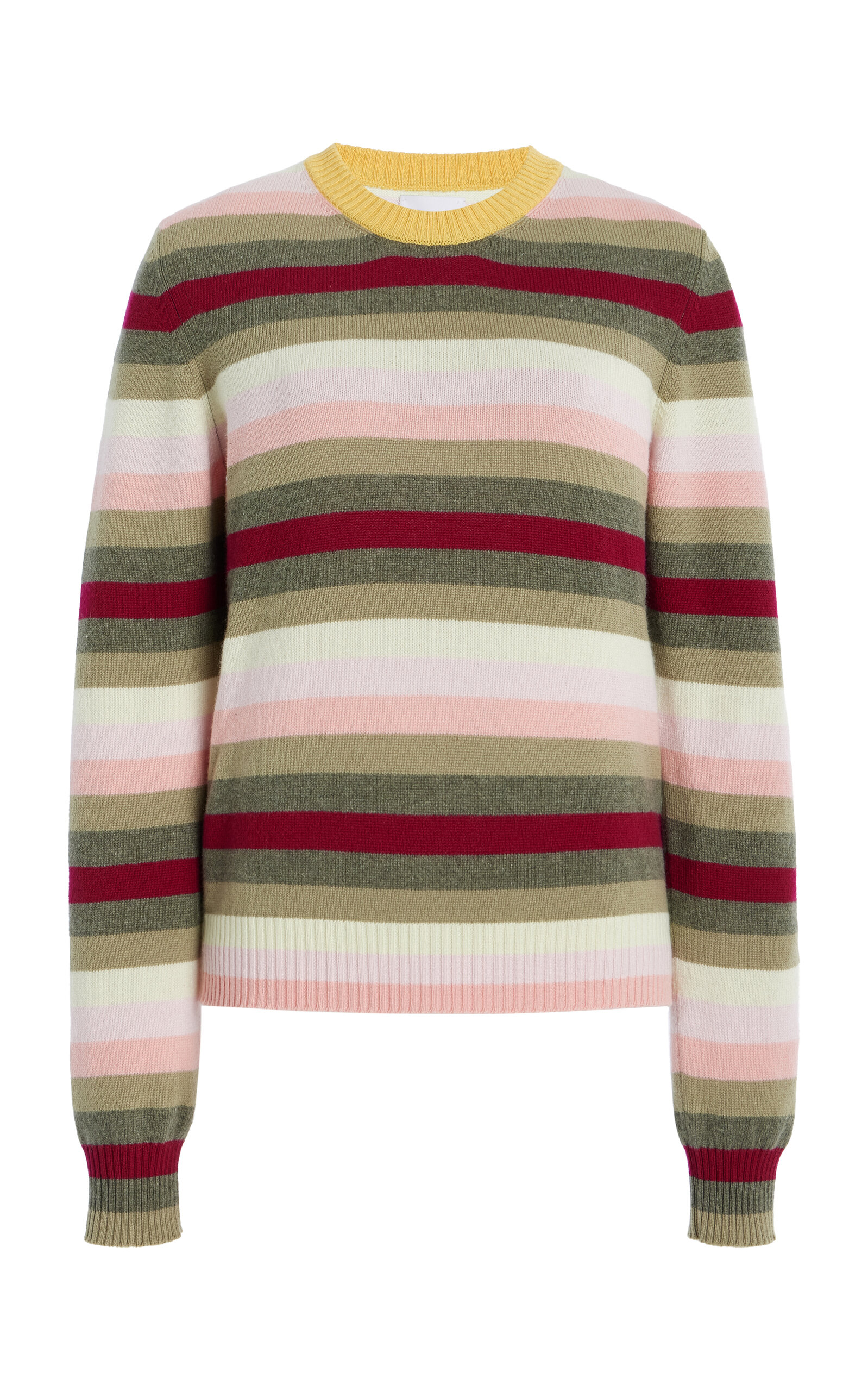 Barrie Striped Cashmere Sweater