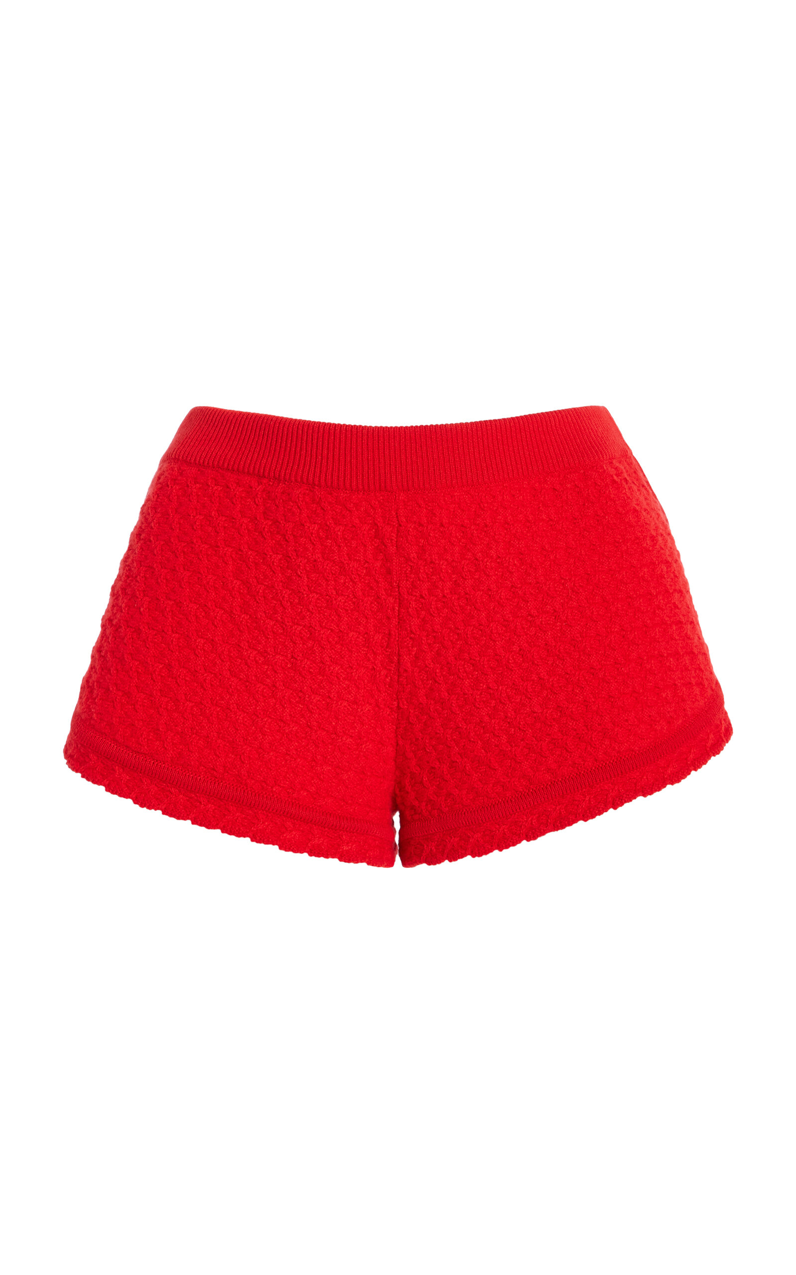 Barrie Cashmere Shorts In Red