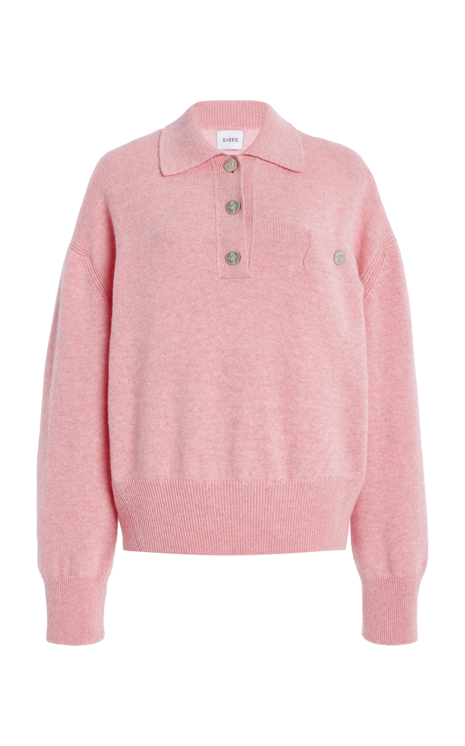 Barrie Cashmere Polo Sweater