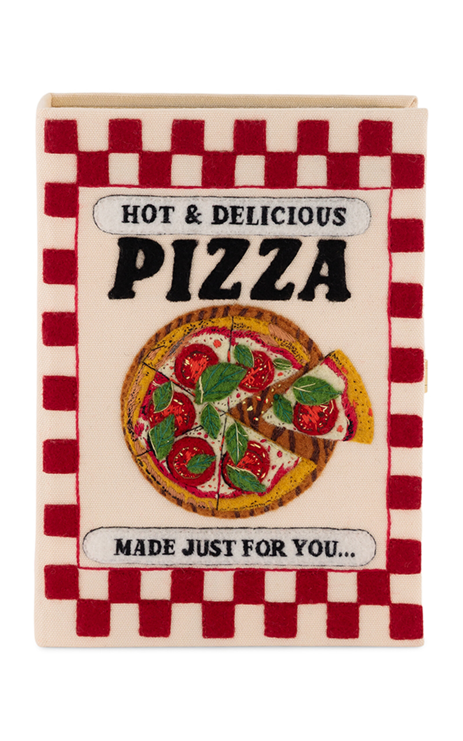 Olympia Le-Tan Pizza Book Clutch - Red - OS