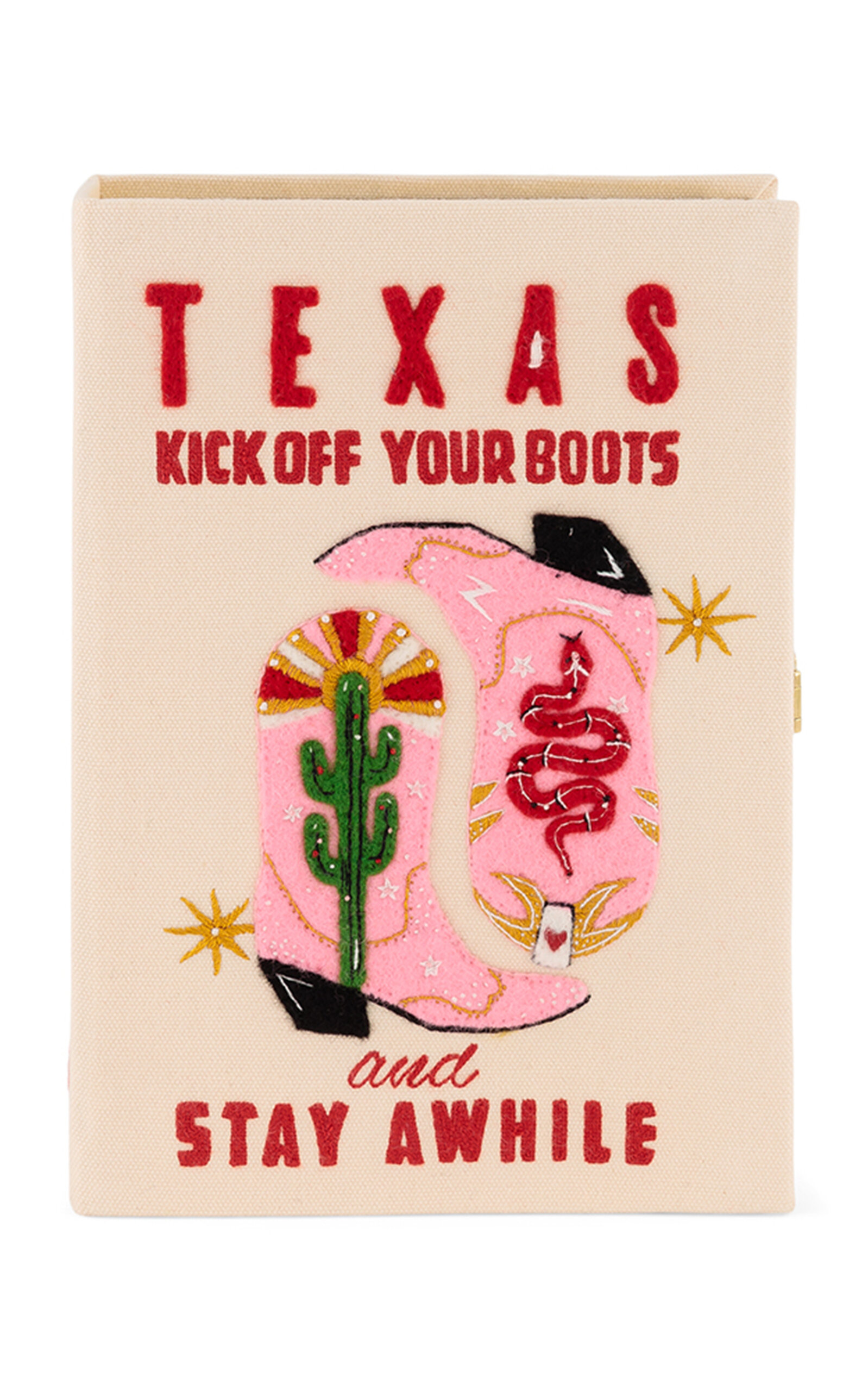 Olympia Le-Tan Texas Boots Book Clutch