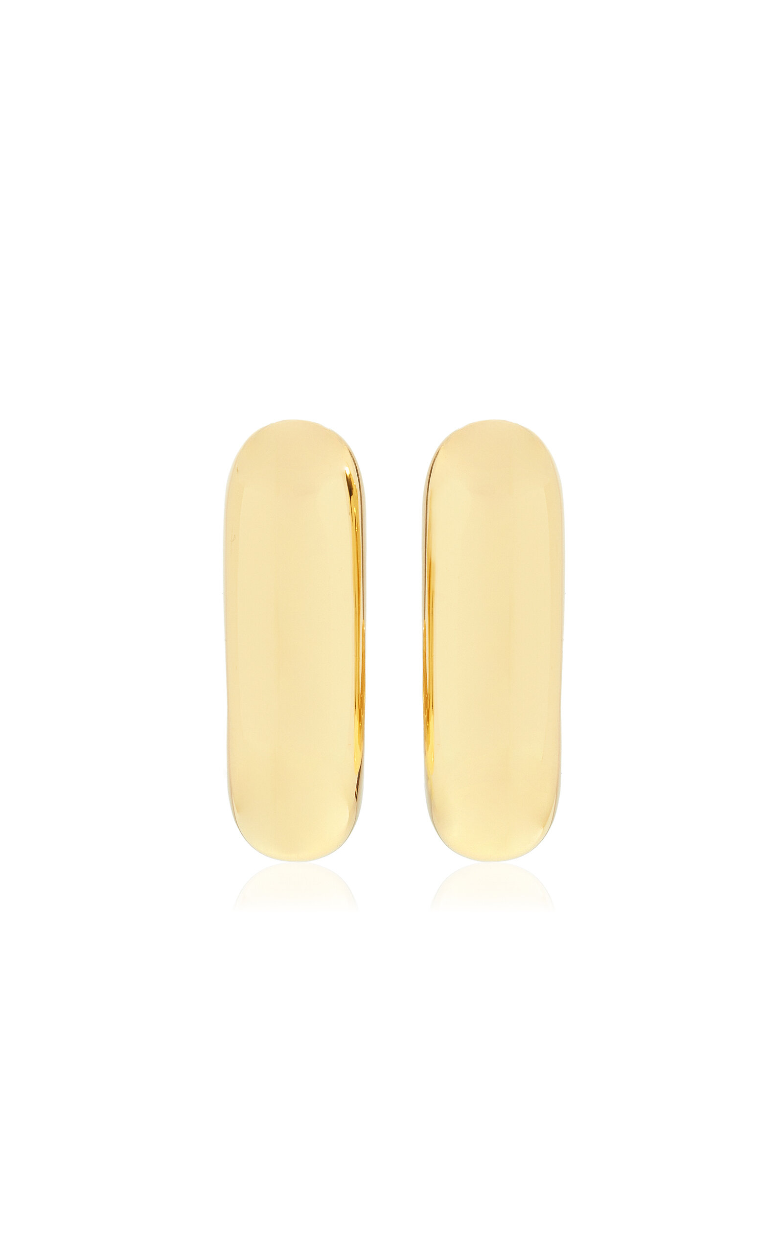 Jennifer Behr Nimah 18k Gold-plated Hoop Earrings In Gold