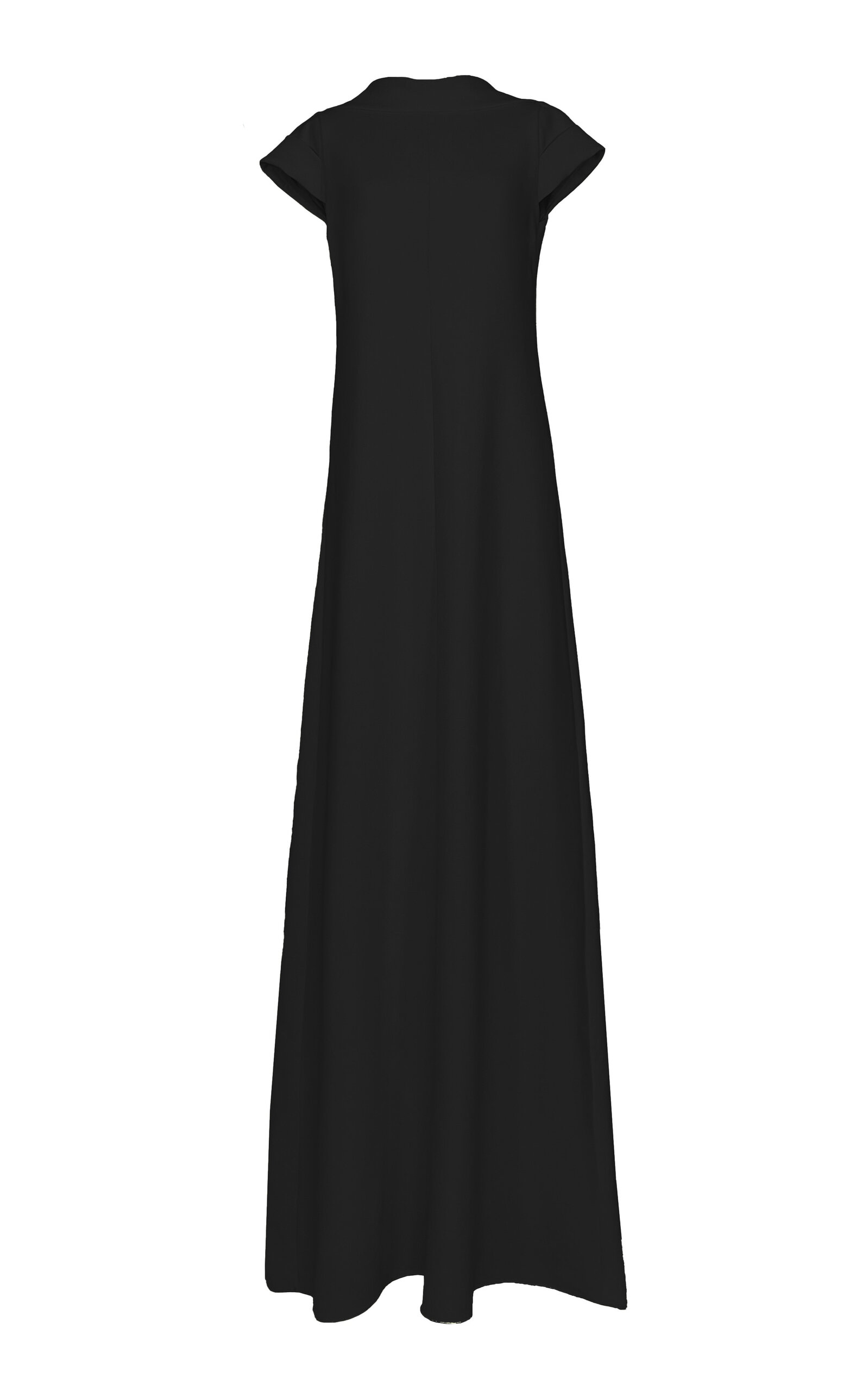 Amir Taghi Noor Stretch-crepe Gown In Black