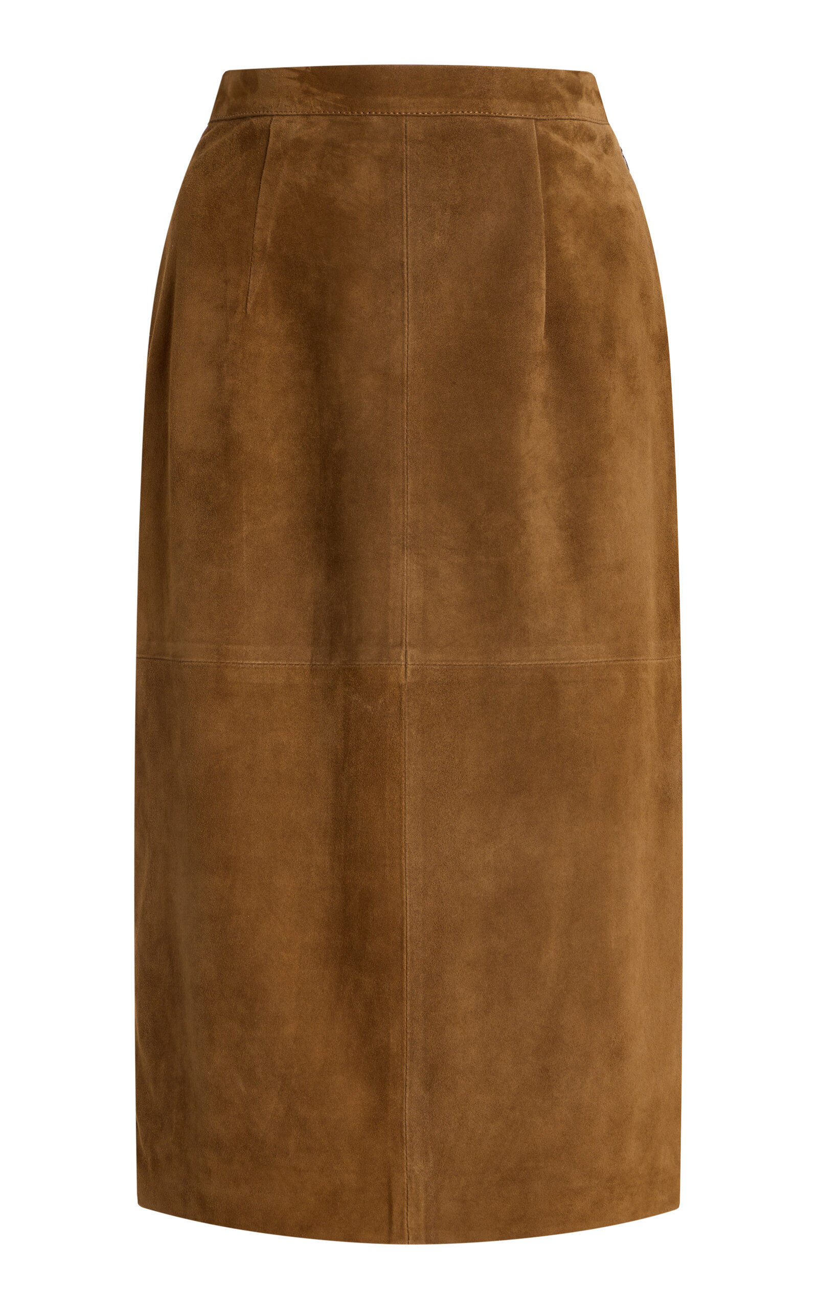 The Carolina Suede Midi Skirt