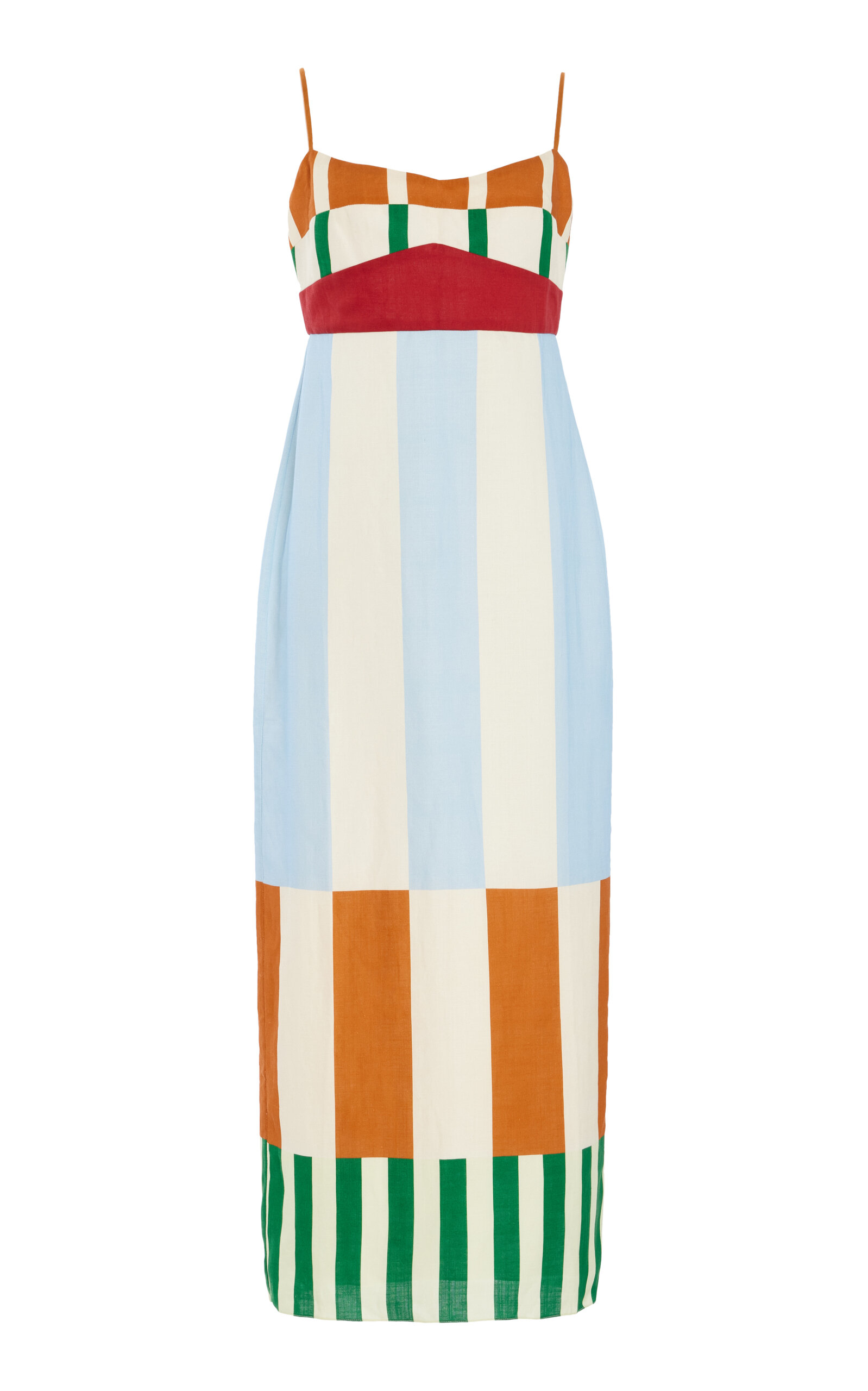 Cala de la Cruz Exclusive Paloma Linen Midi Dress