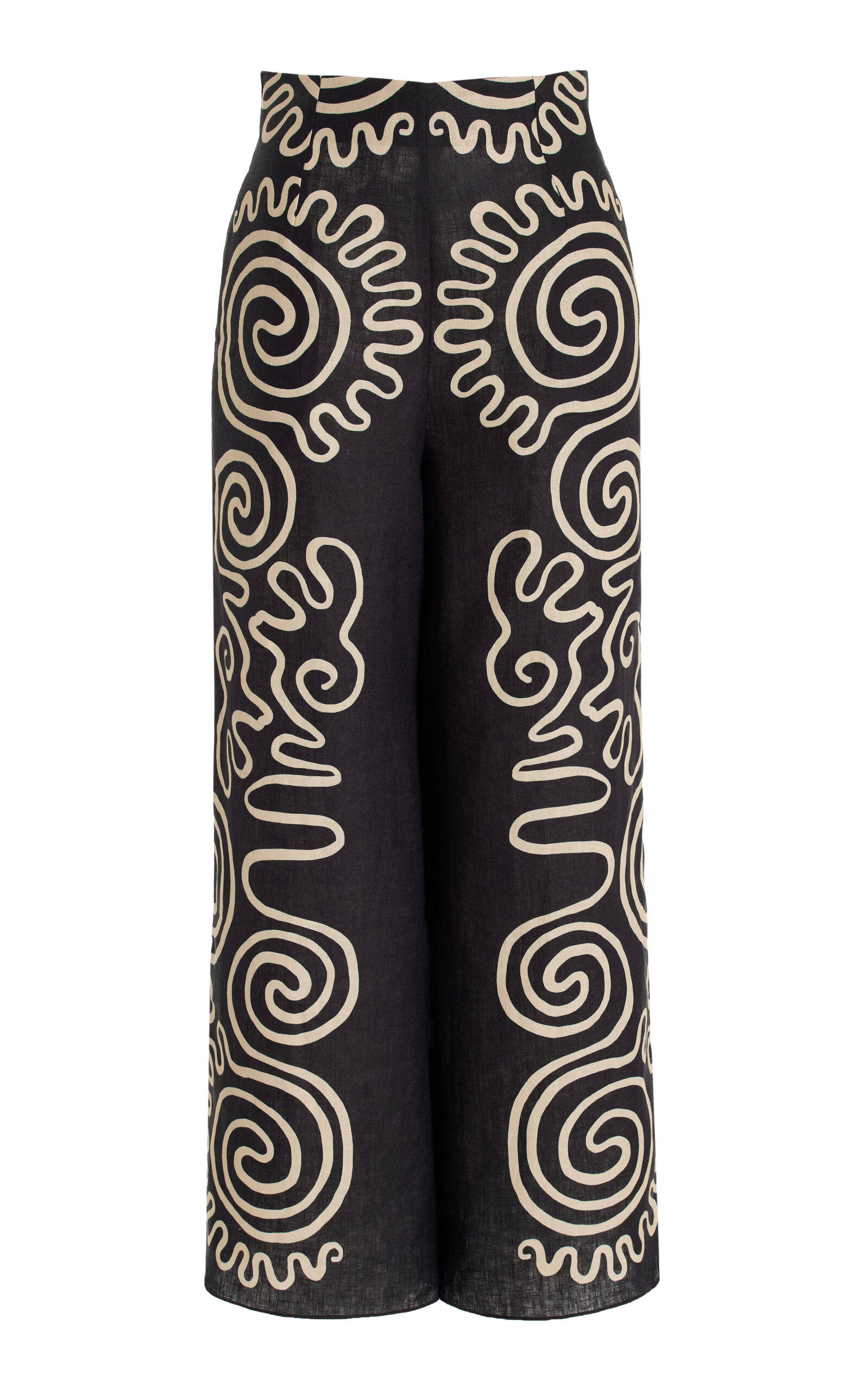Toya Linen Wide-Leg Pants