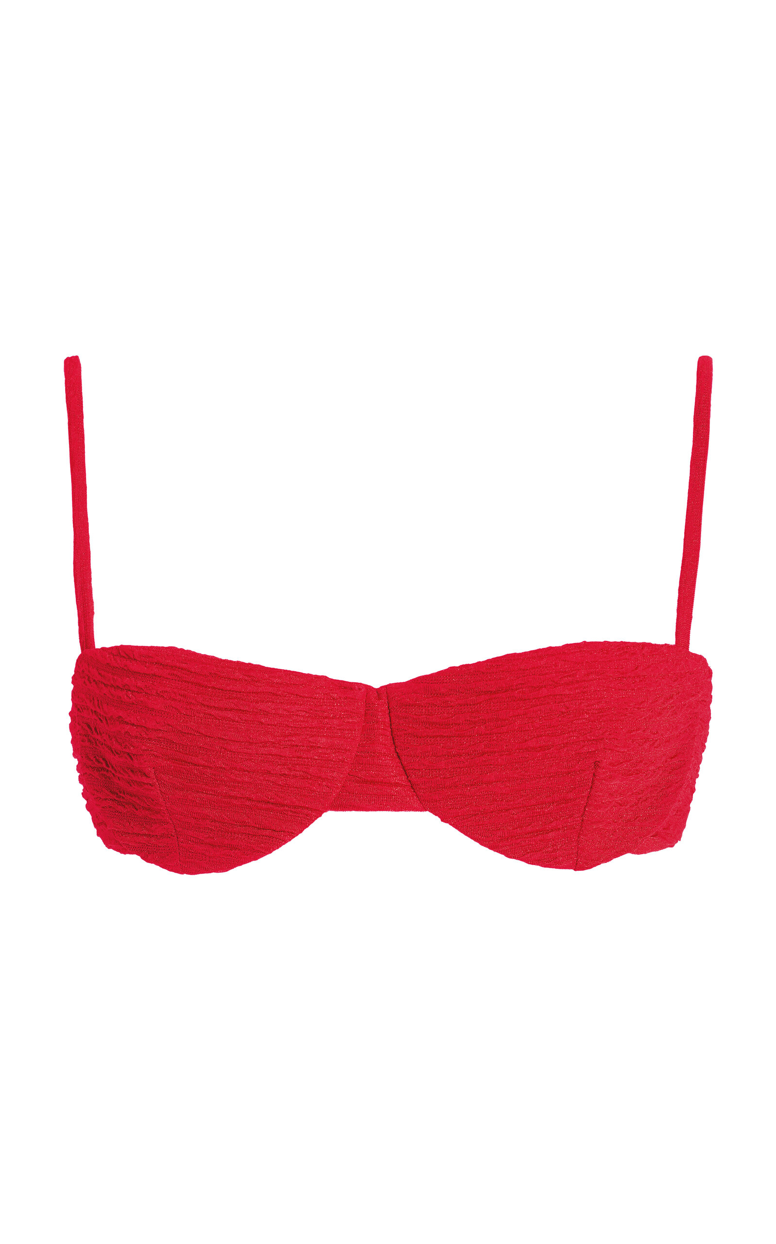 Ingrid Balconette Bikini Top In Red