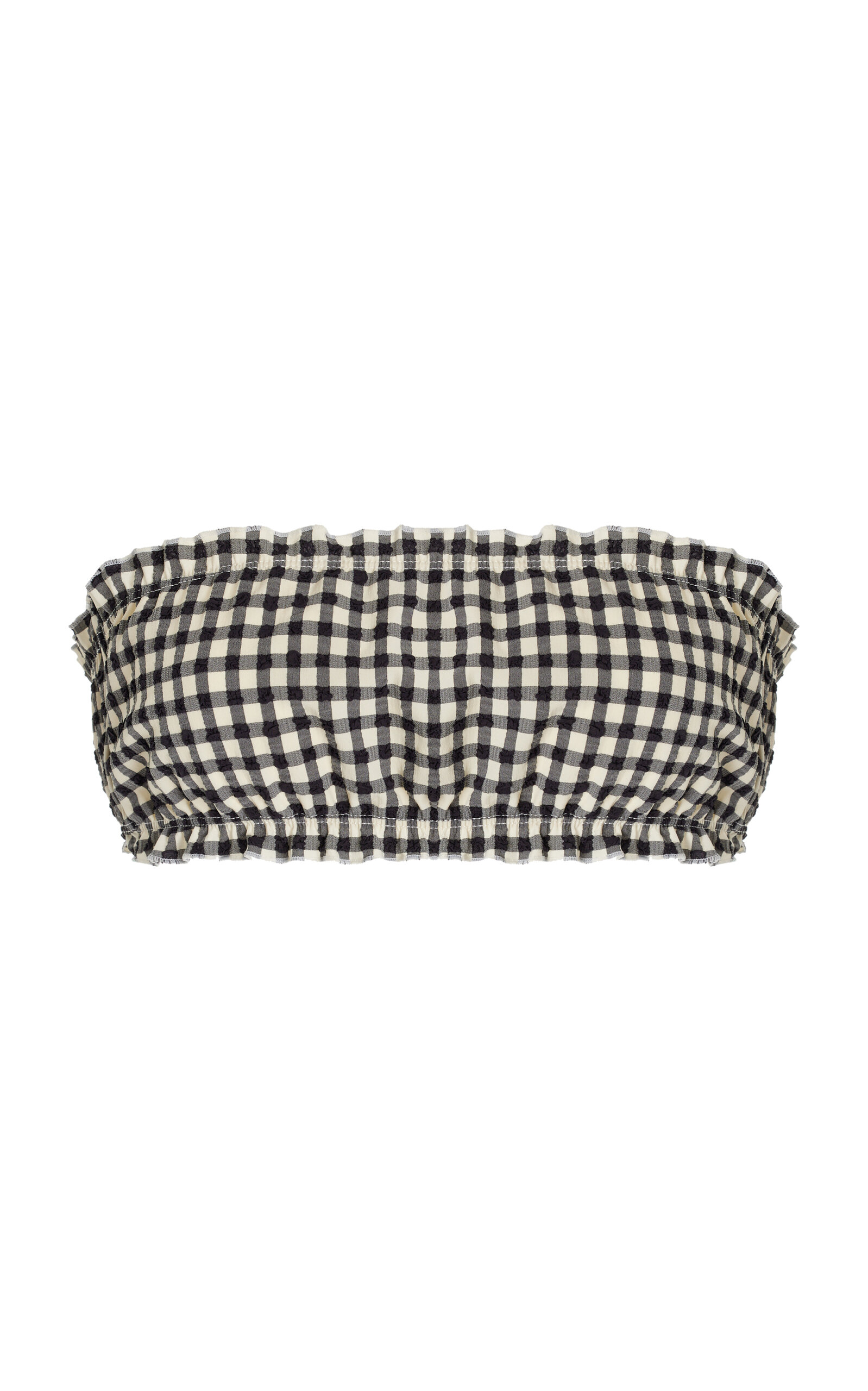 JUILLET SWIMWEAR Lee Checked Bikini Top