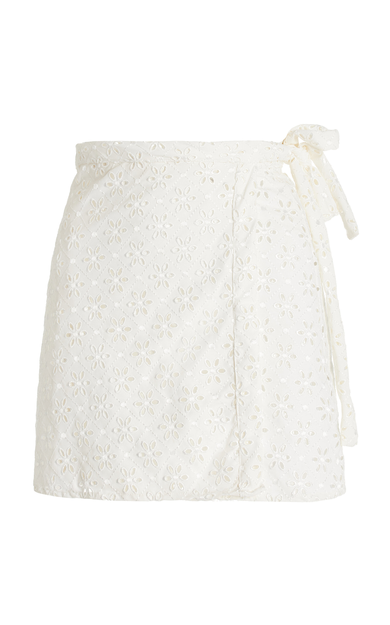 JUILLET SWIMWEAR Broderie Anglaise Wrap Skirt
