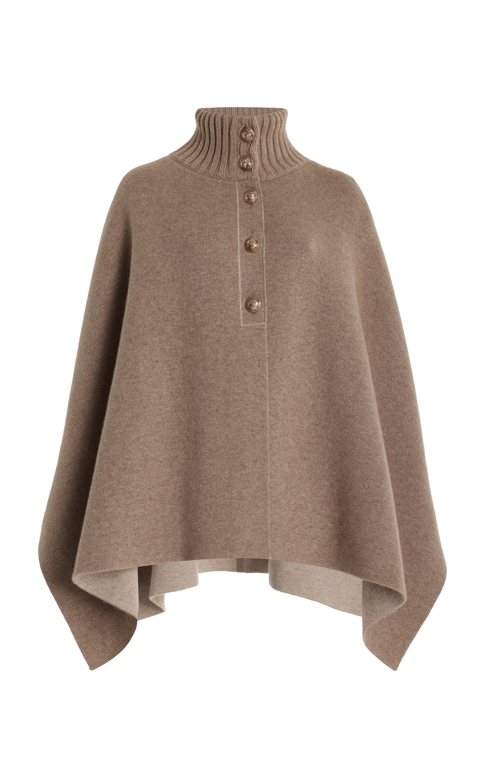 Barrie Cashmere Cape In Neutral