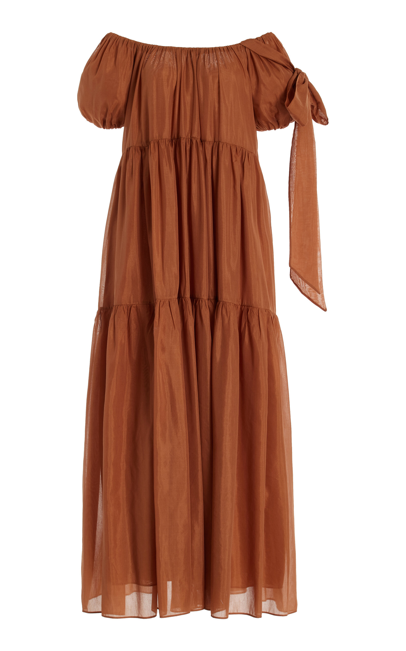 Joanne Cotton-Silk Voile Dress
