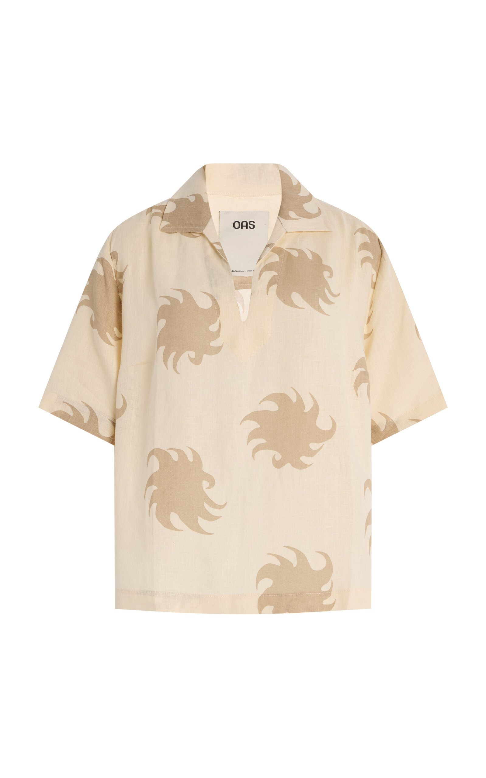 Exclusive Hazel Ember Jaffa Linen Shirt