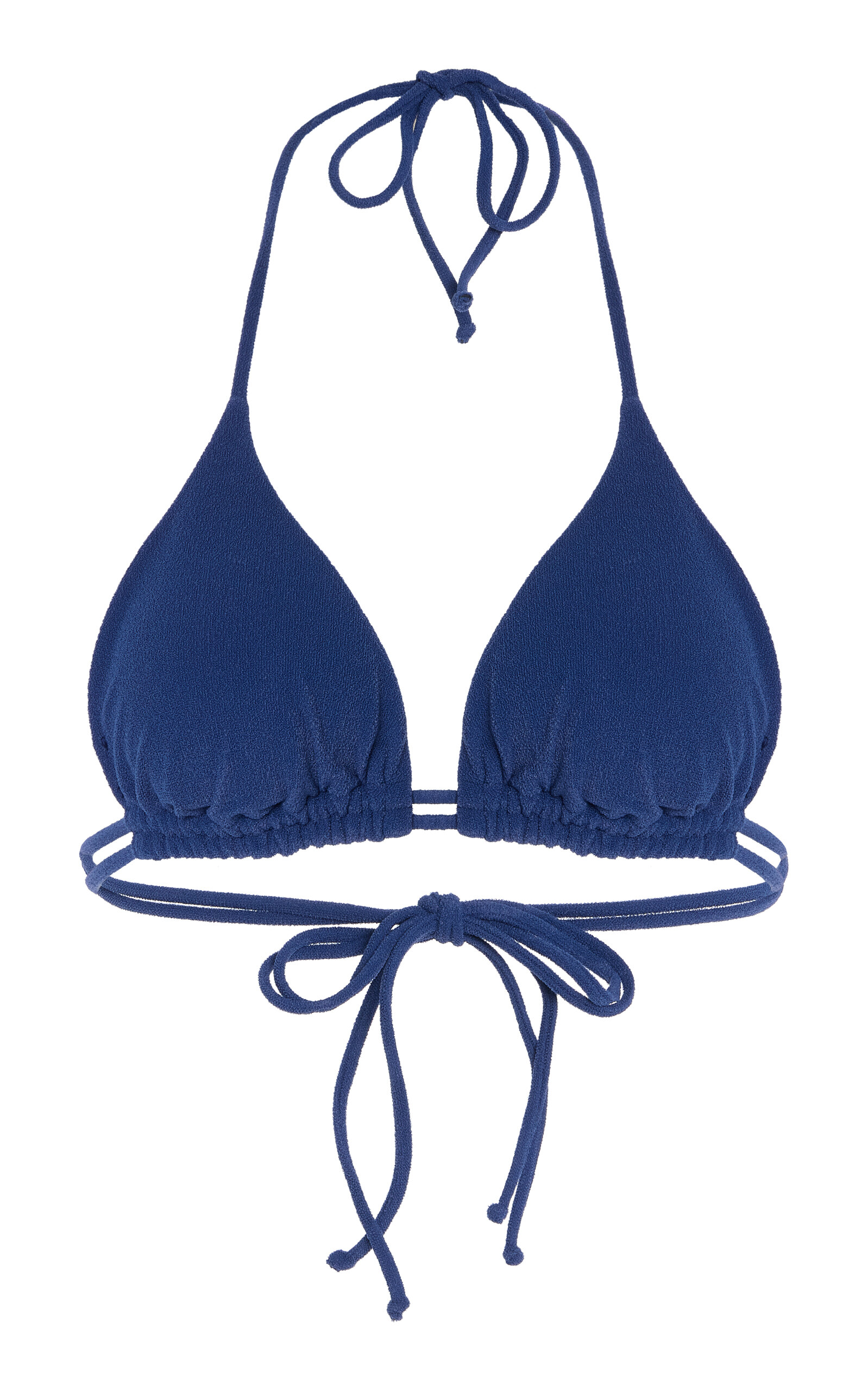 Oas Exclusive Riviera Starry Azzurra Knit Bikini Top