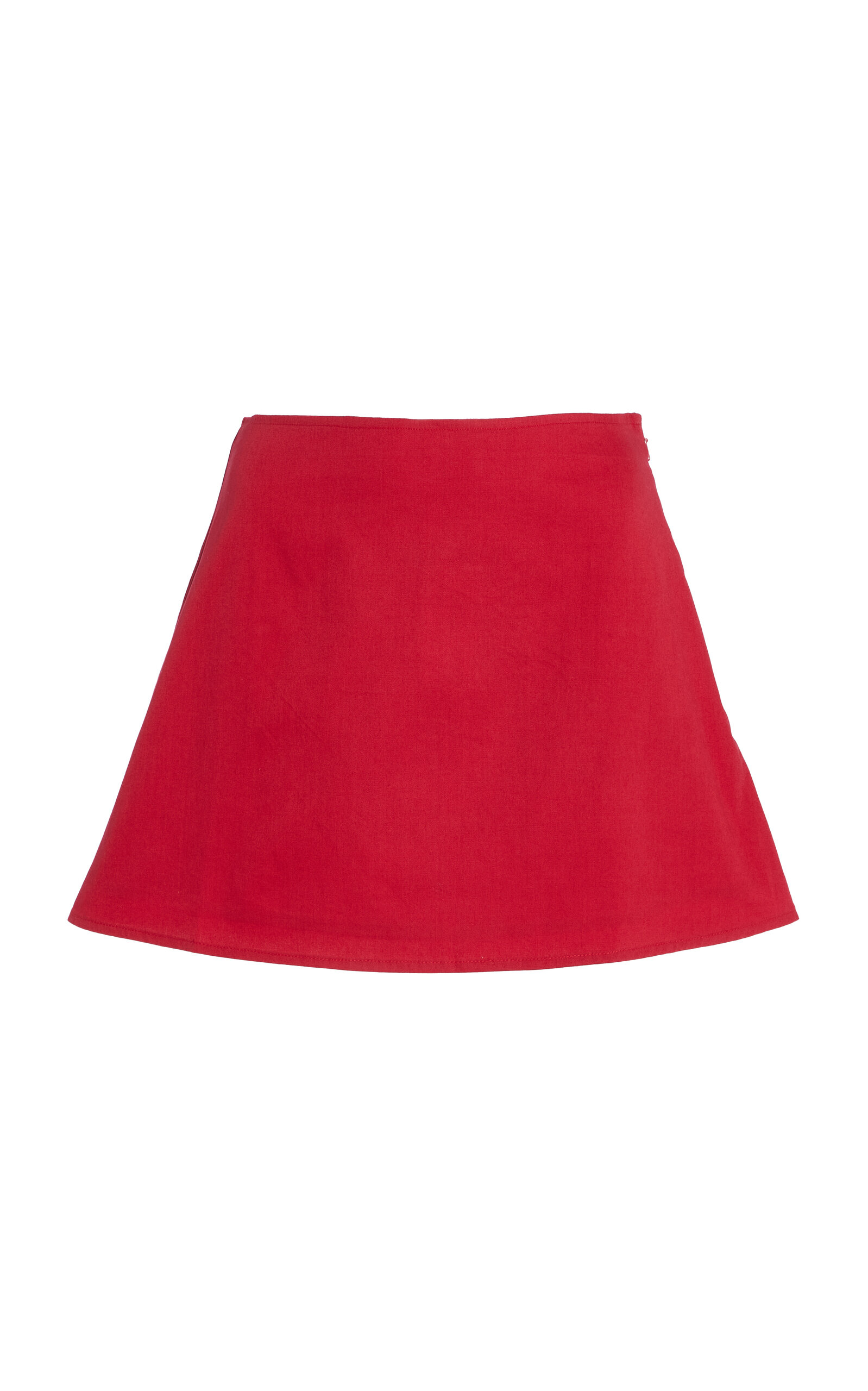 Marlies Grace Jackie Cotton Mini Skirt - Red - Women's Clothing