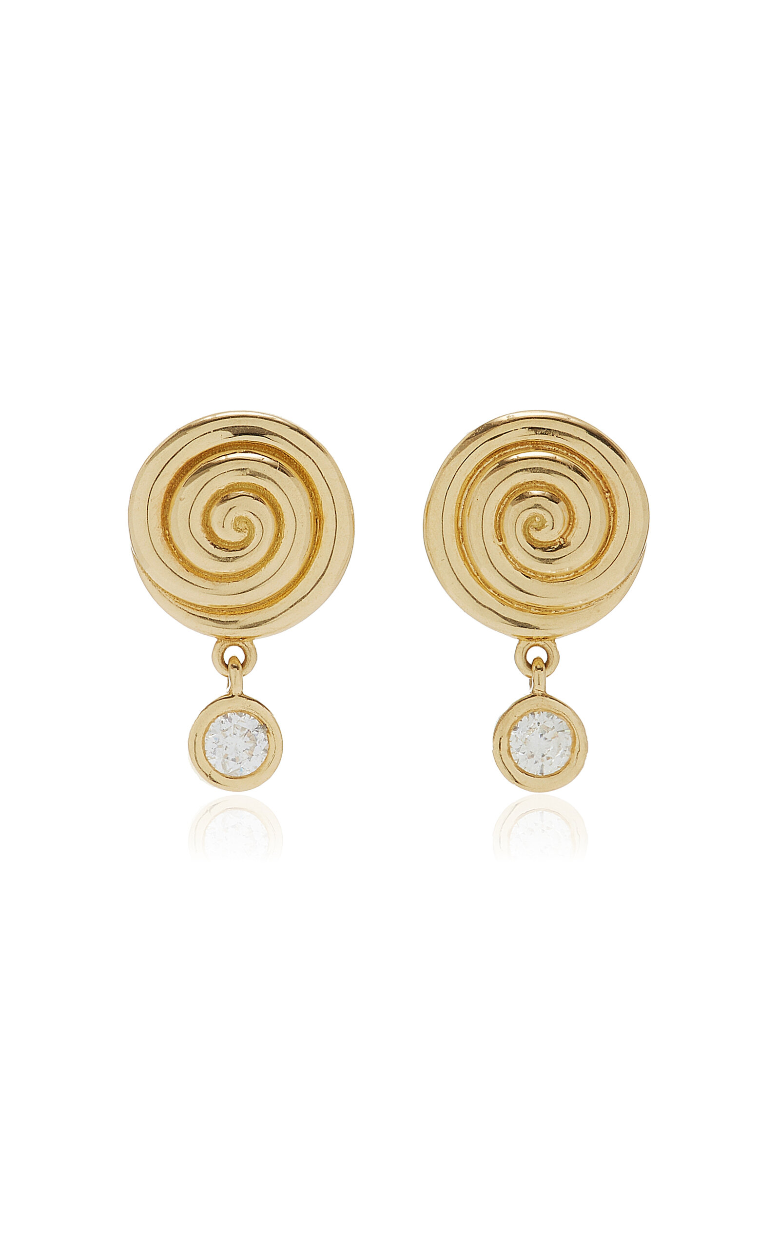 Future Fortune Galaxy of Stars 18K Yellow Gold Diamond Earrings - Gold - OS - Moda Operandi