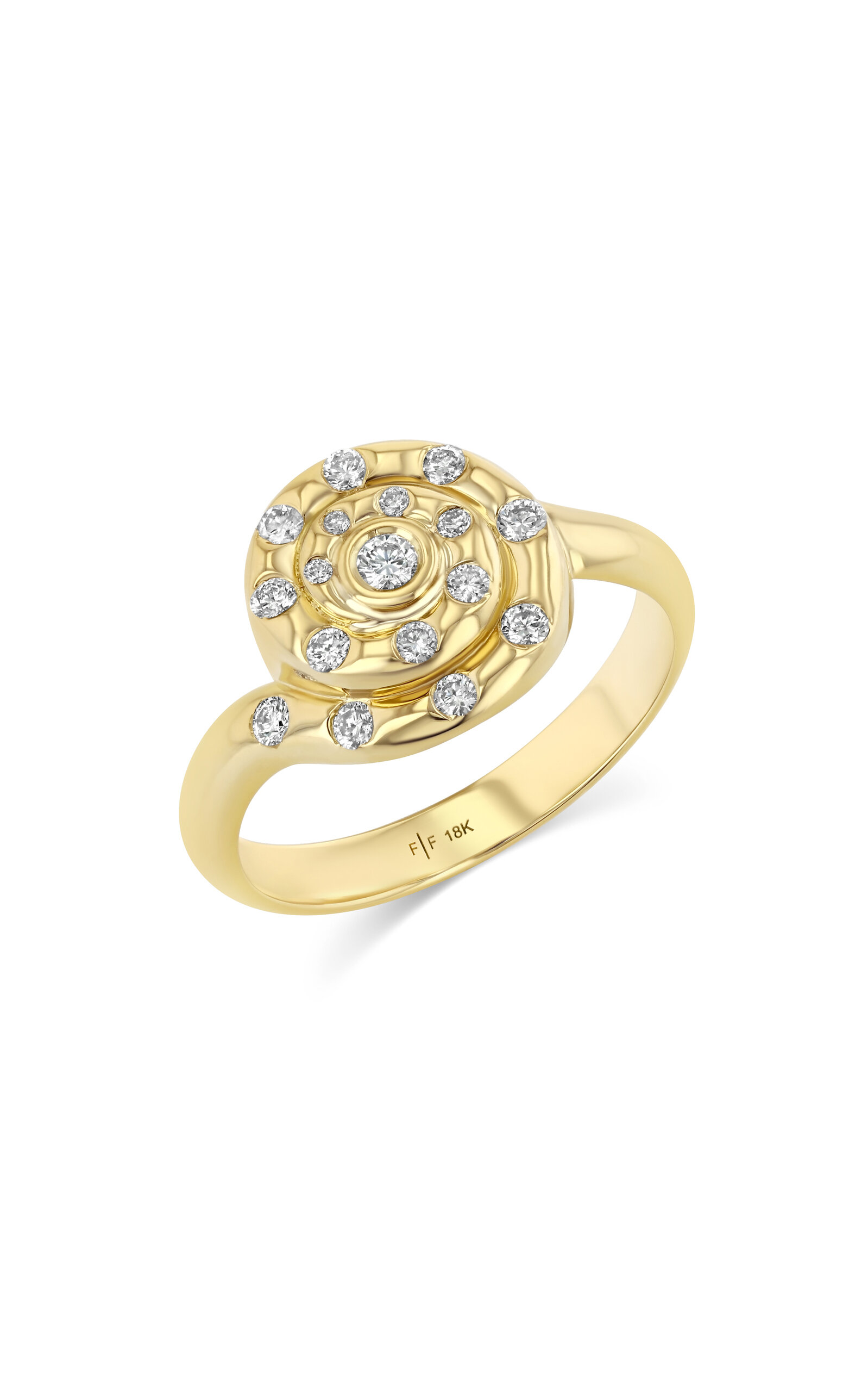 Future Fortune Milky Way 18K Yellow Gold Diamond Ring - Gold - US 6.5 - Moda Operandi
