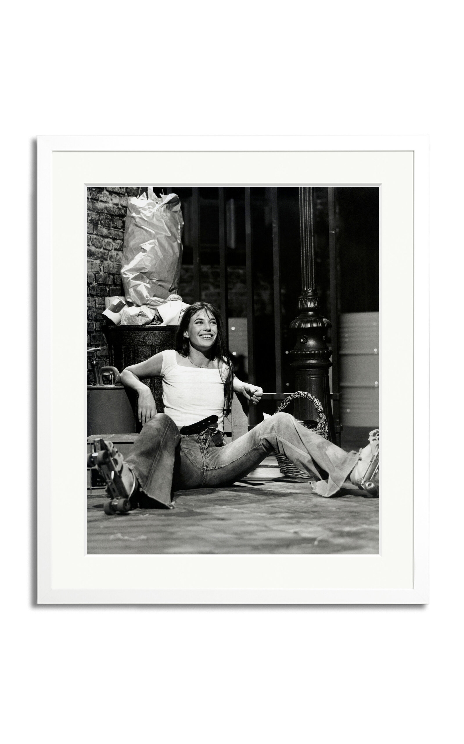 SONIC EDITIONS JANE BIRKIN IN ROLLER SKATES PHOTOGRAPHY PRINT