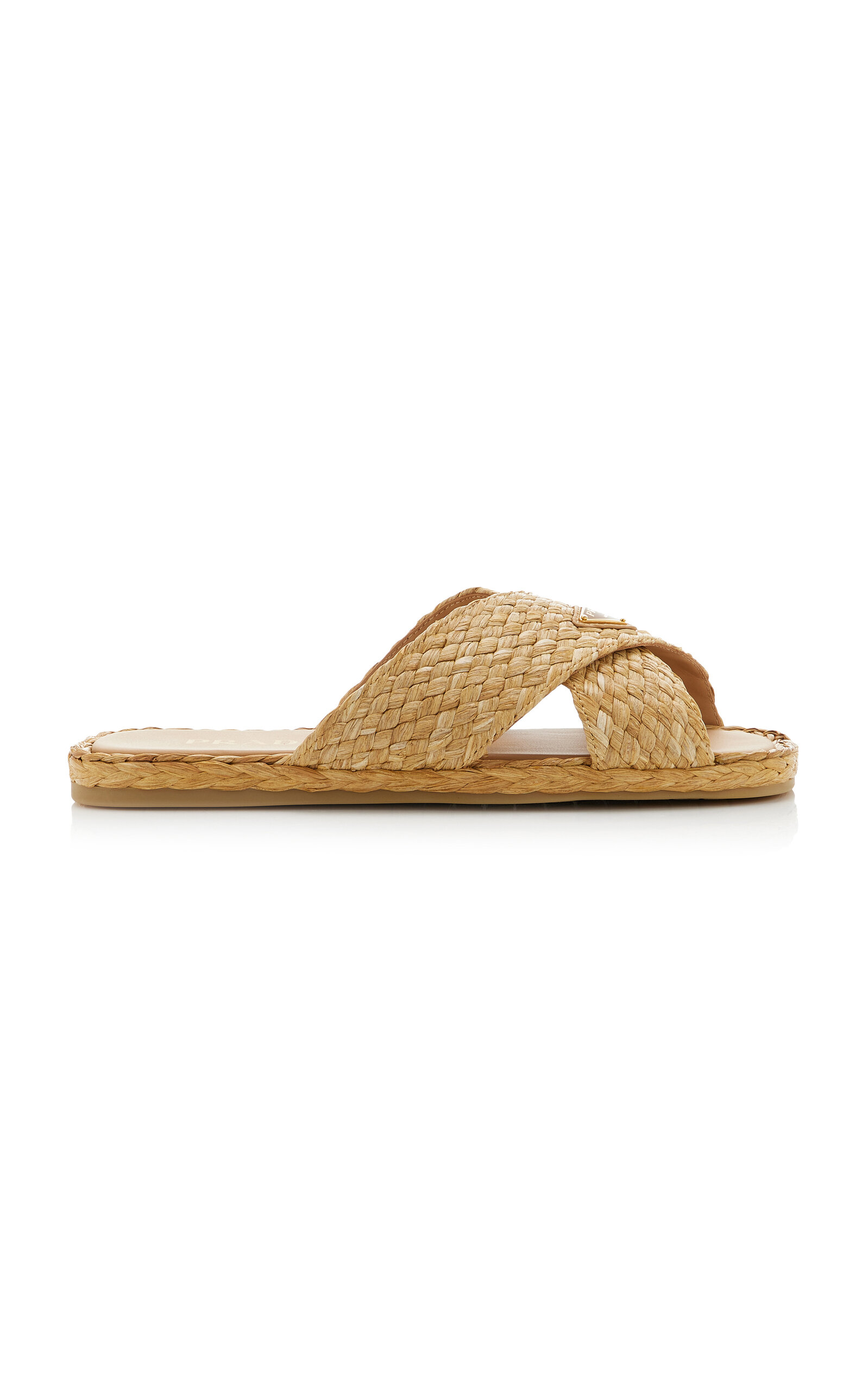 Prada Raffia Sandals - Women's Shoes