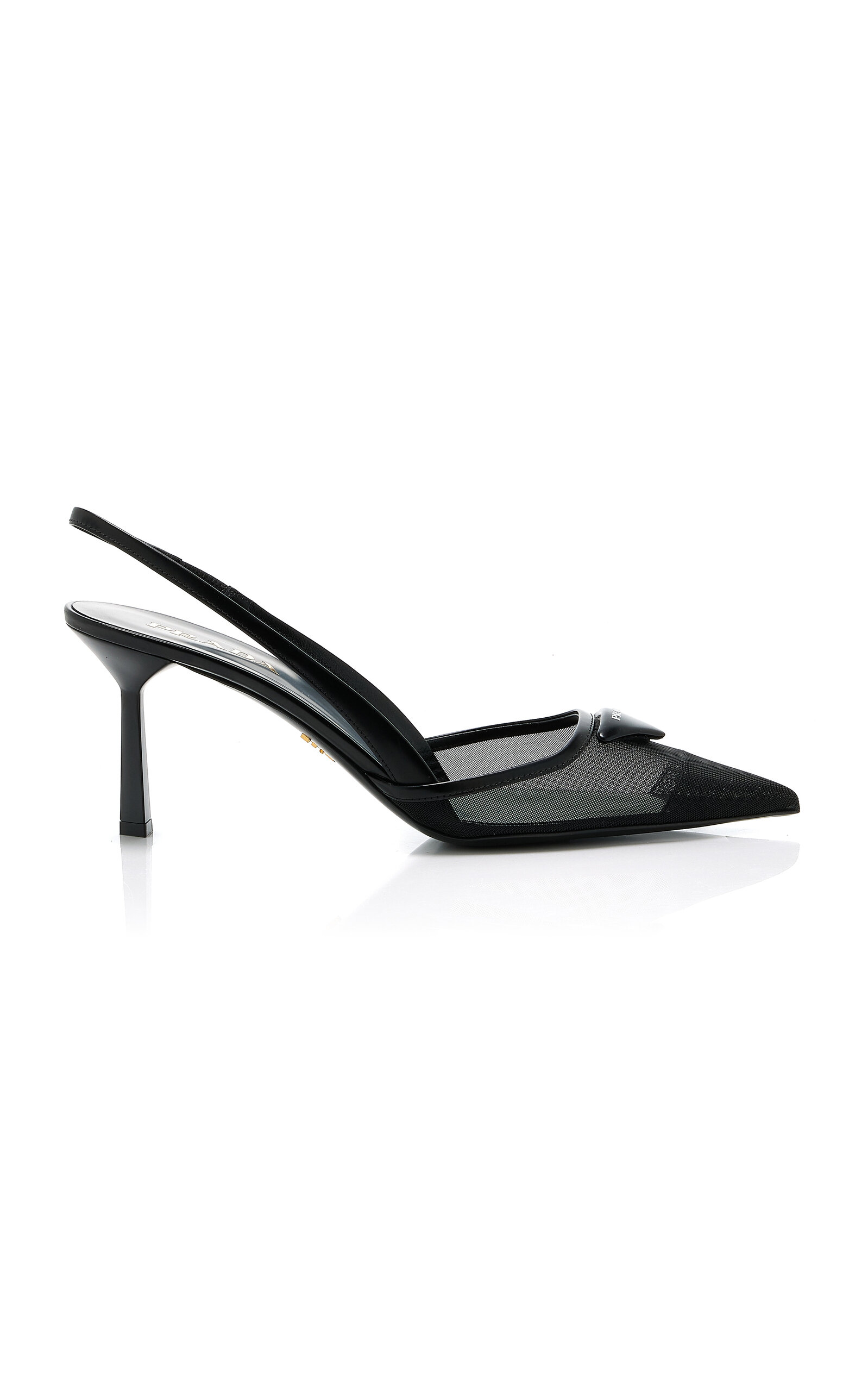 Prada Mesh Slingback Pumps - Women's Shoes